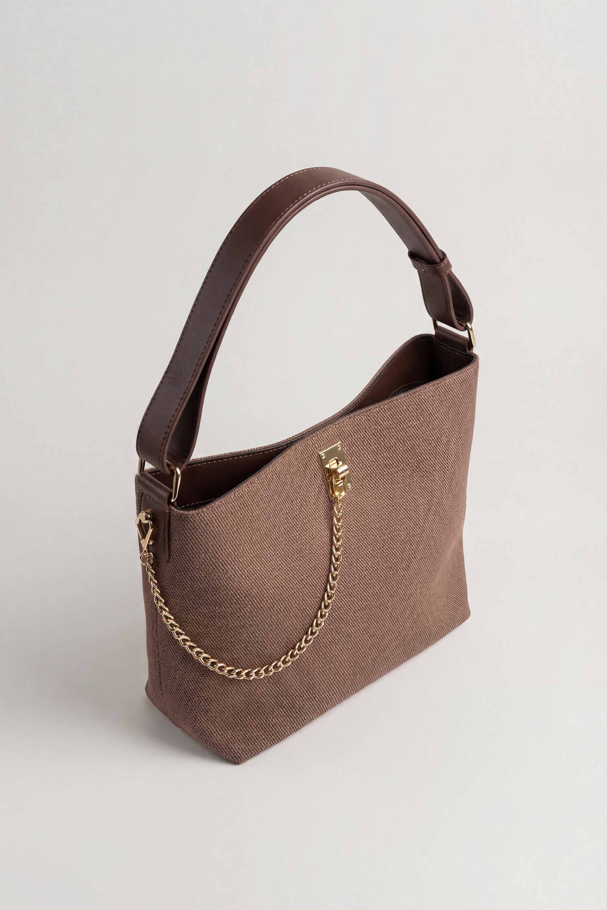 Brown Shoulder Bag-445552113