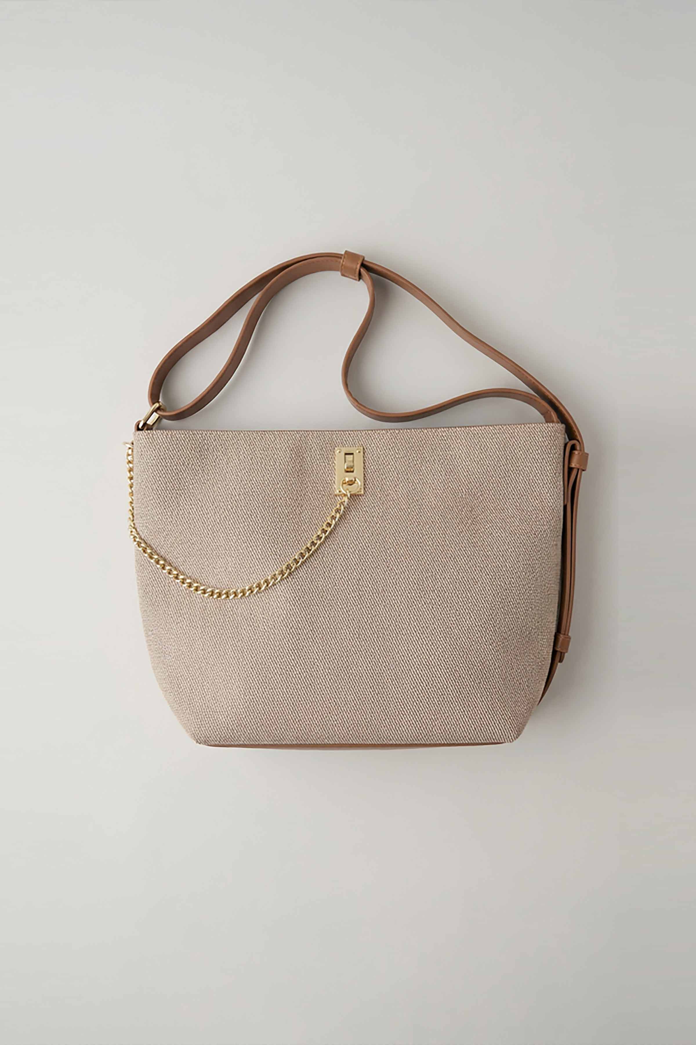 Coffee Shoulder Bag-445552117