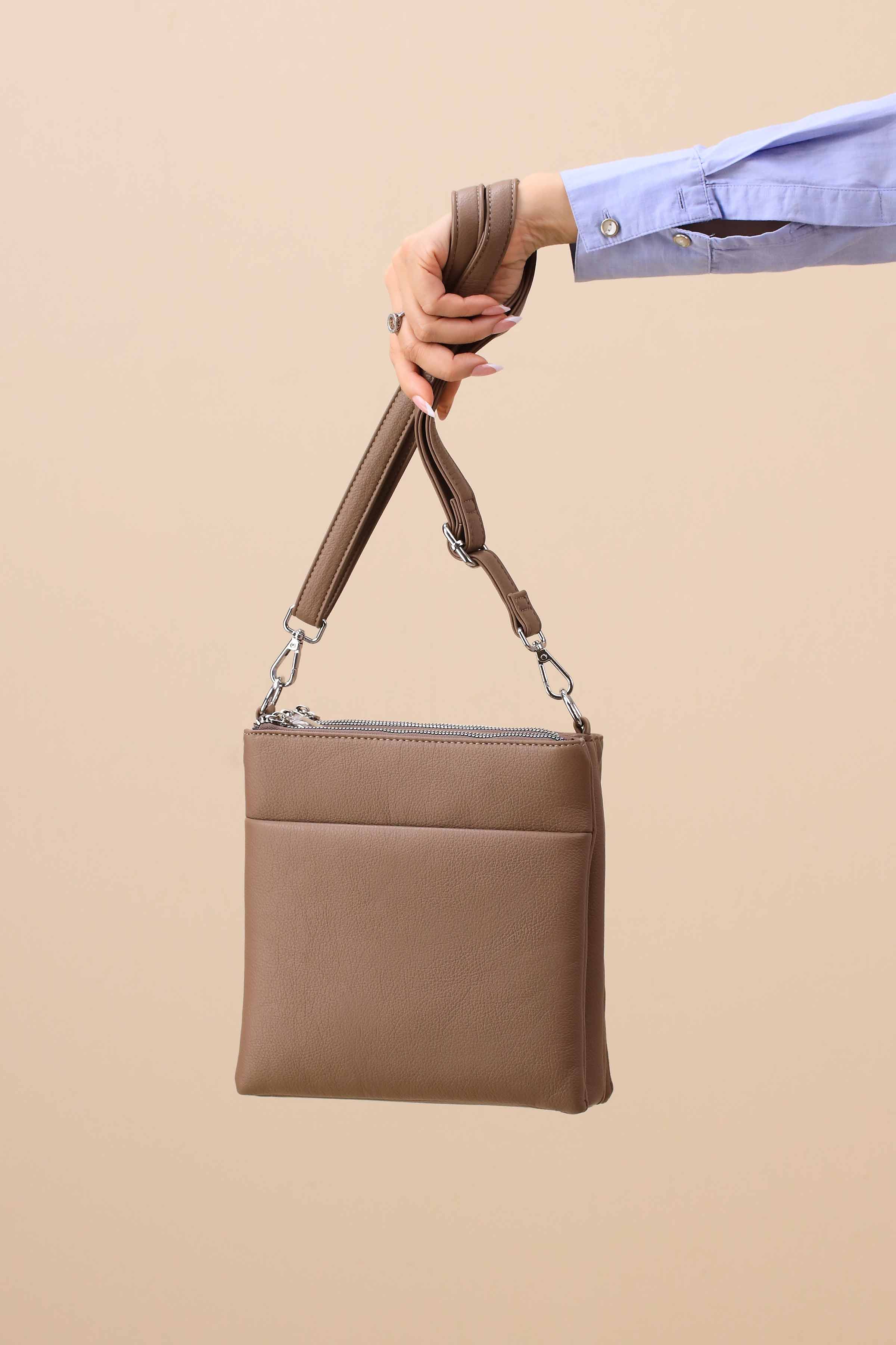 Coffee Shoulder Bag-445612118-for Women - Bag Winter Collection | Nishat | Shop Online