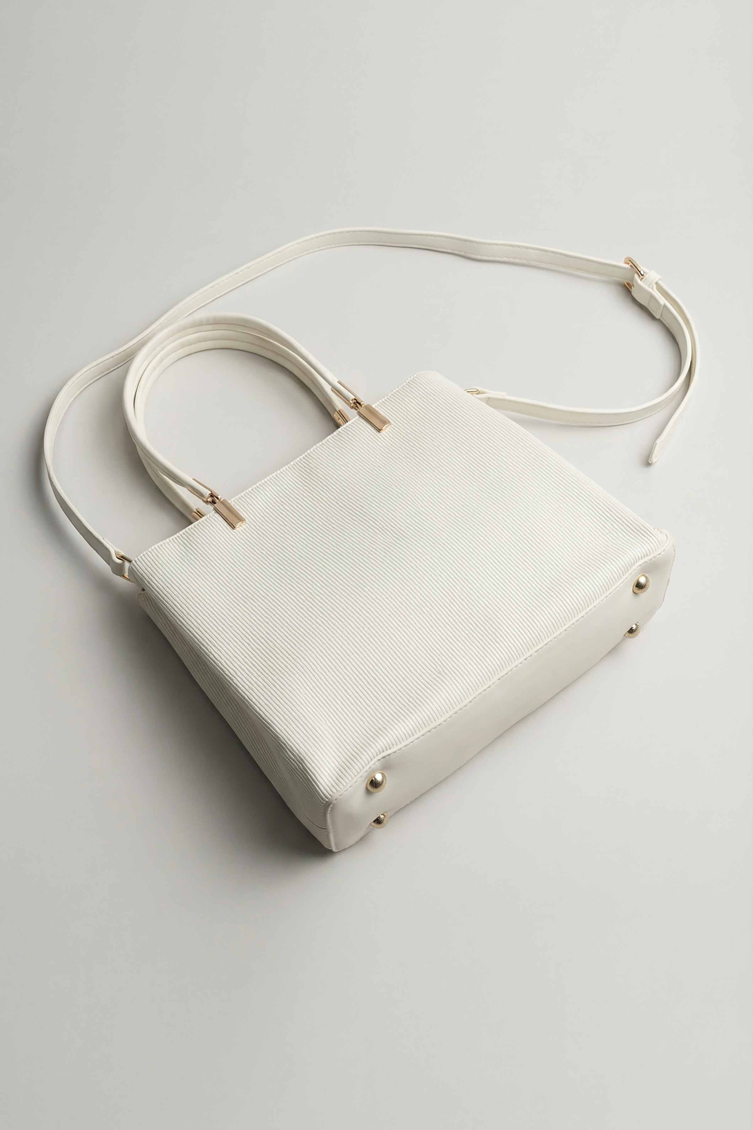 Off White Shoulder Bag-445662107  for Women - Fashion Collection | Nishat | Shop Online