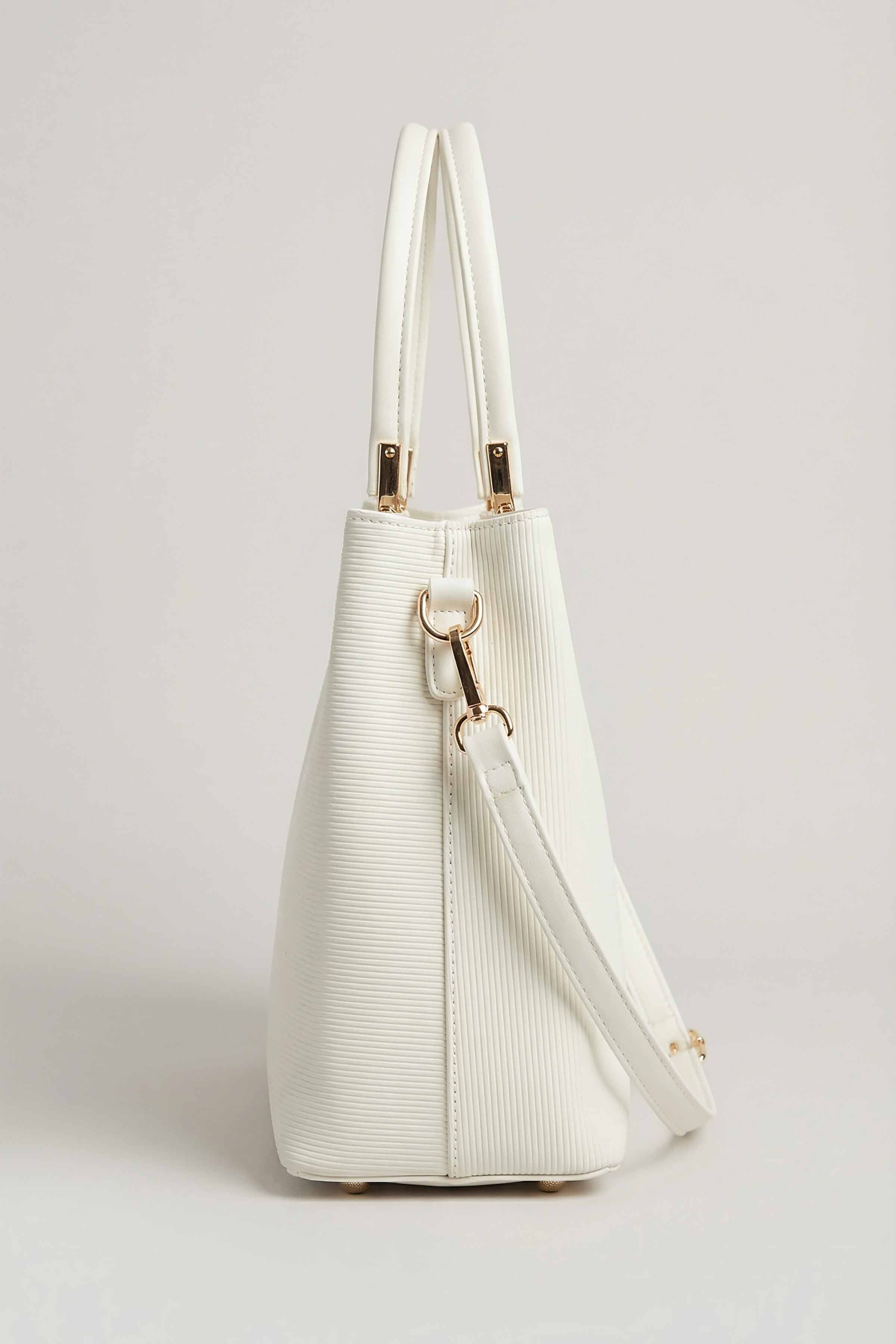 Off White Shoulder Bag-445662107  for Women - Fashion Collection | Nishat | Shop Online