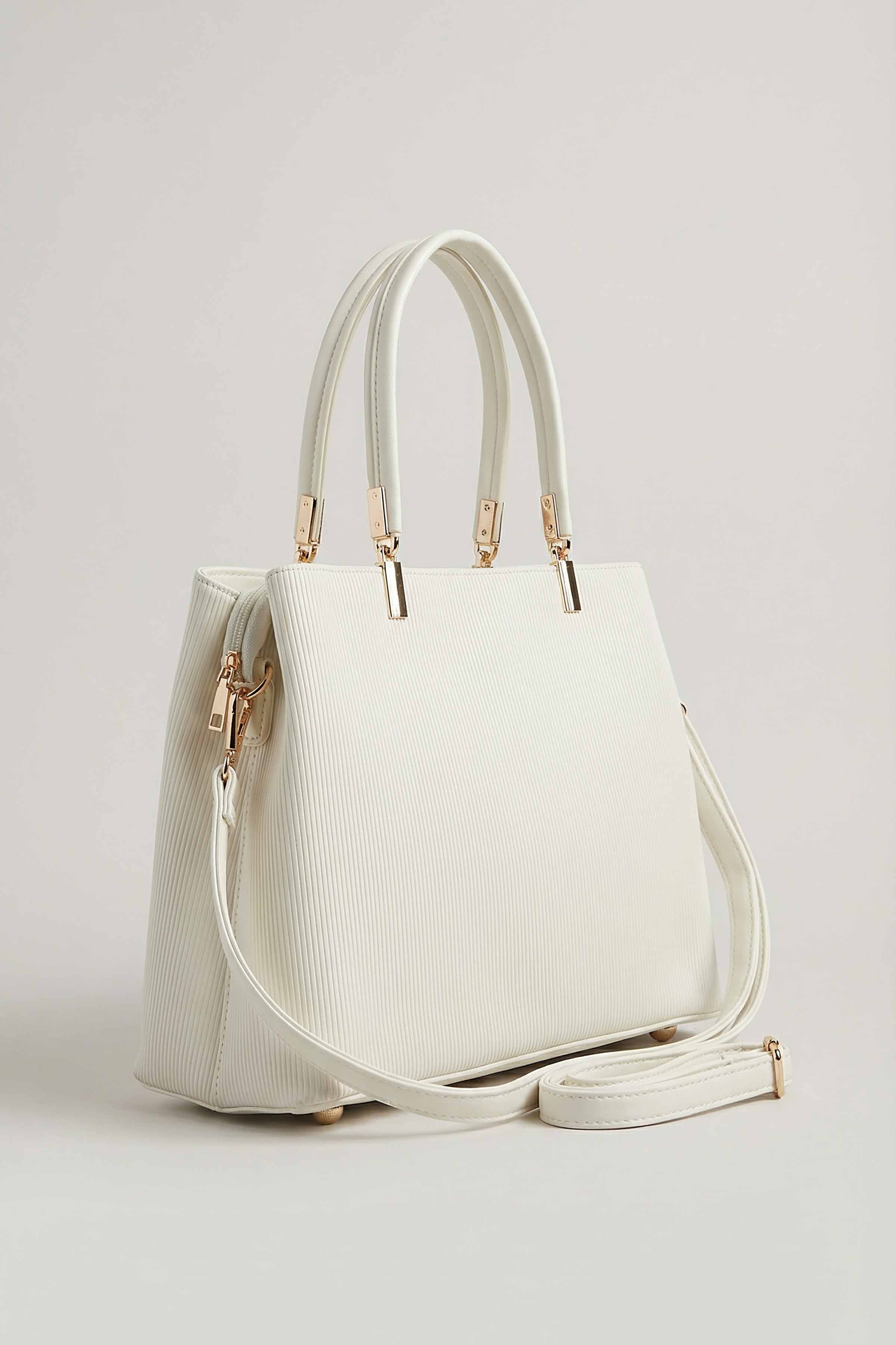 Off White Shoulder Bag-445662107  for Women - Fashion Collection | Nishat | Shop Online