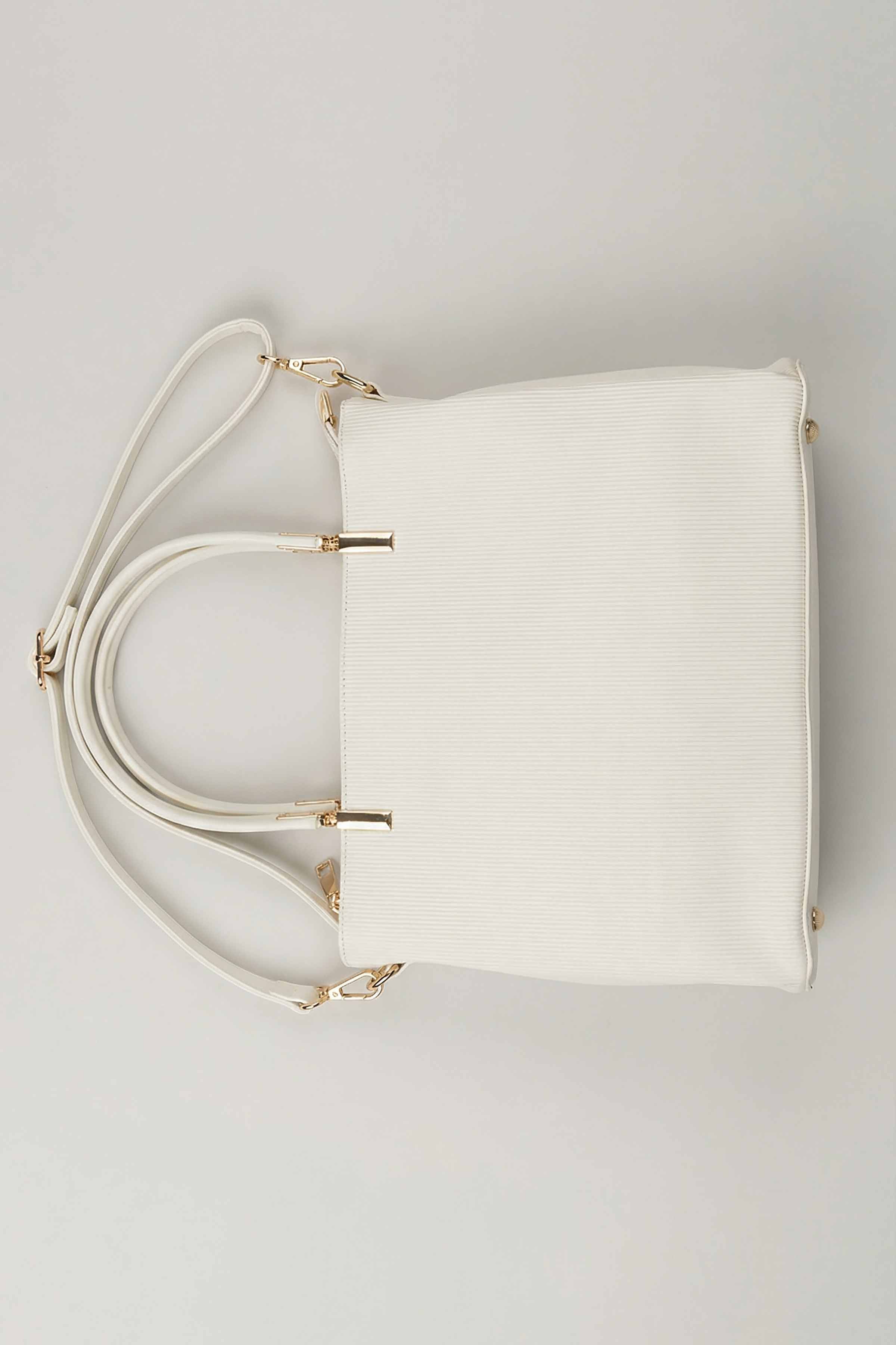 Off White Shoulder Bag-445662107  for Women - Fashion Collection | Nishat | Shop Online