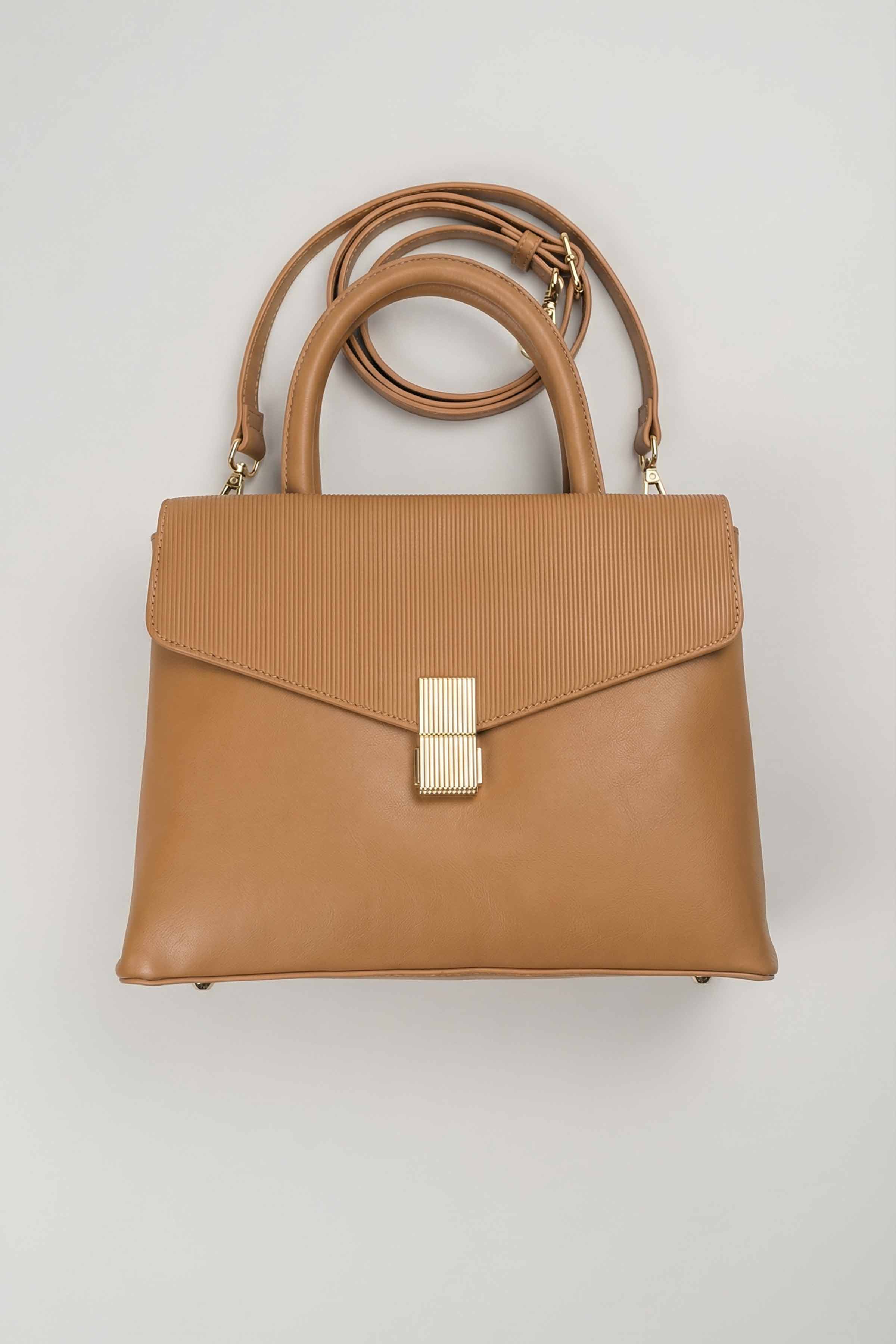 Light Coffee Hand Bag-445682117  for Women - Fashion Collection | Nishat | Shop Online