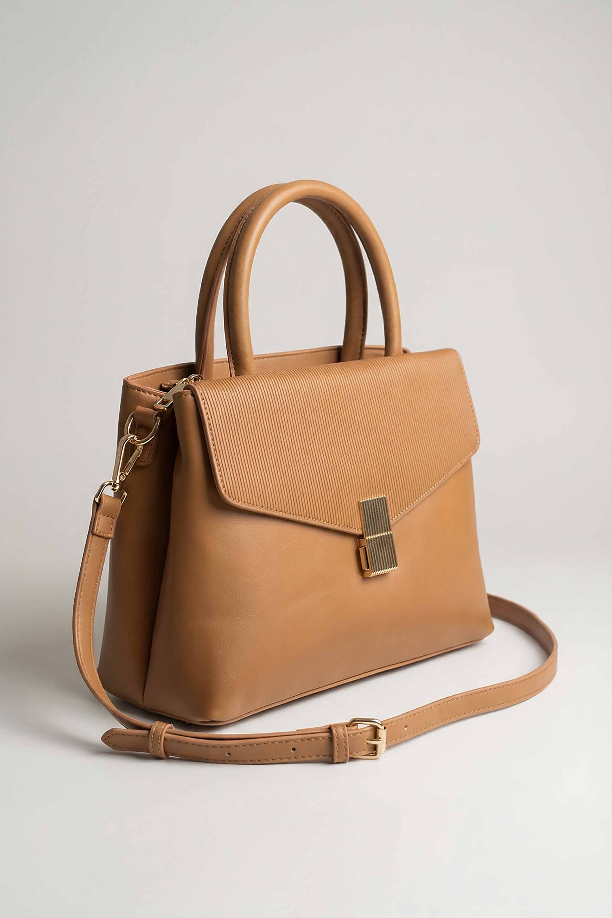 Light Coffee Hand Bag-445682117  for Women - Fashion Collection | Nishat | Shop Online