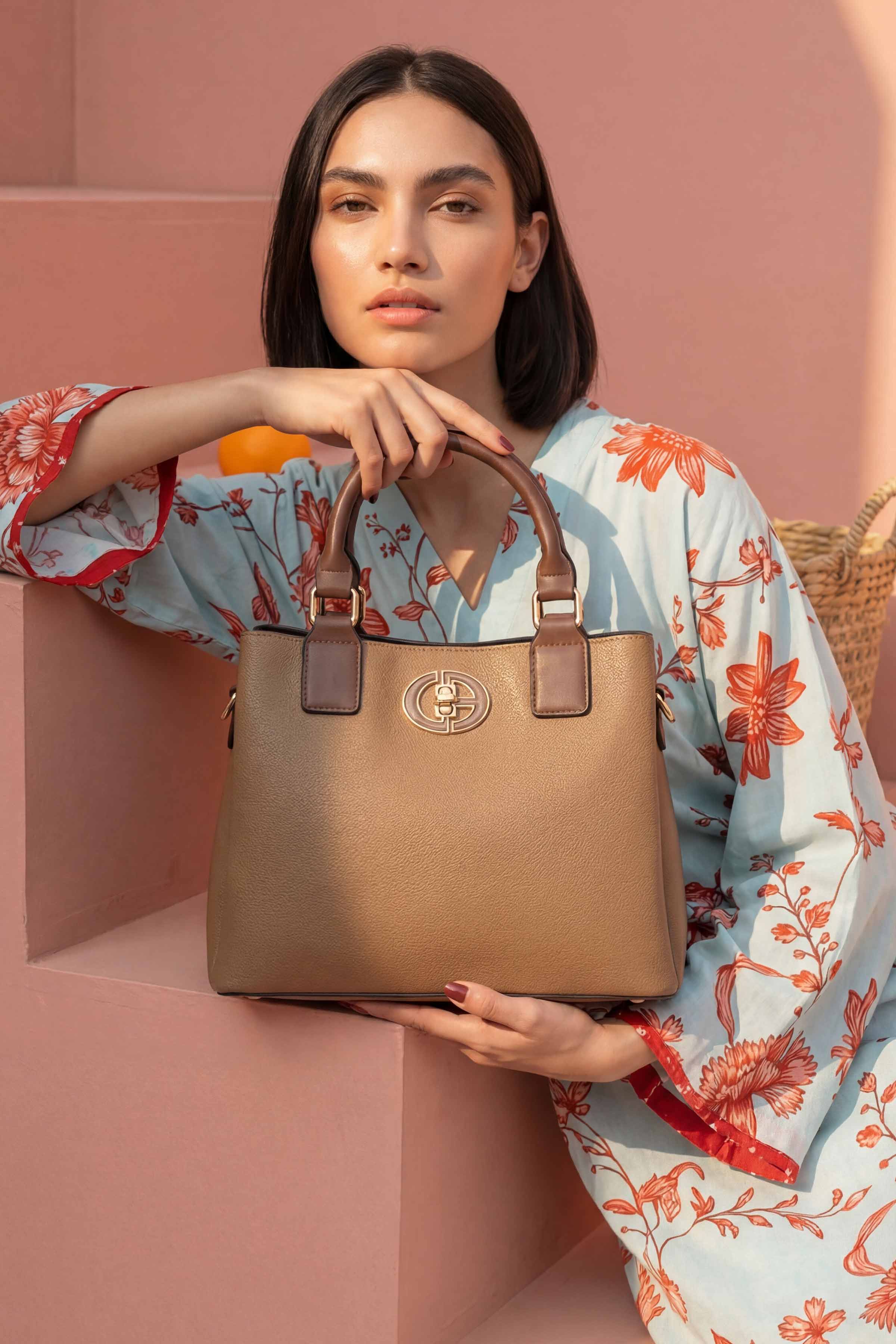 Coffee Shoulder Bag-445692117