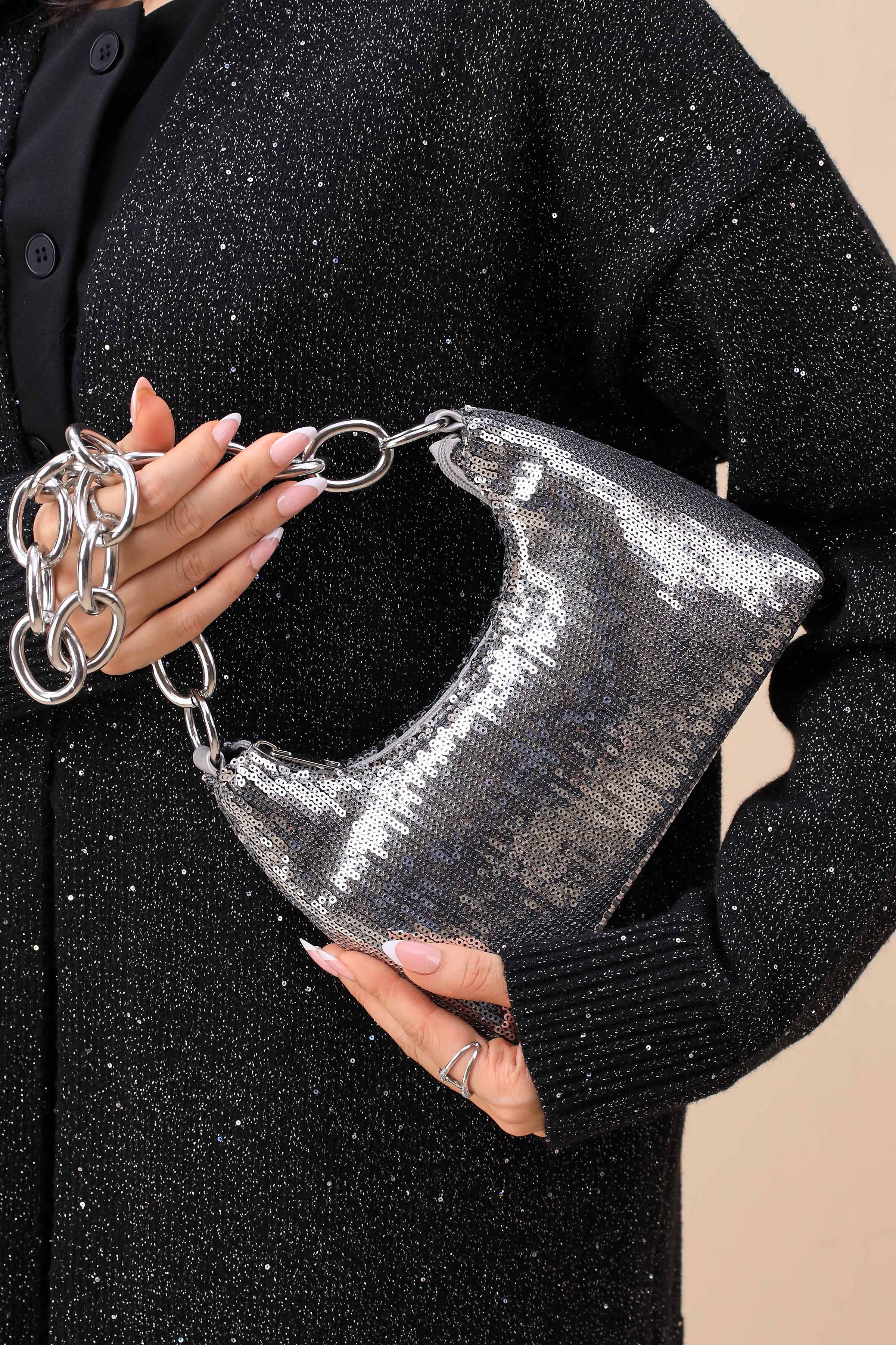 Silver Clutch-445732120-for Women - Bag Winter Collection | Nishat | Shop Online