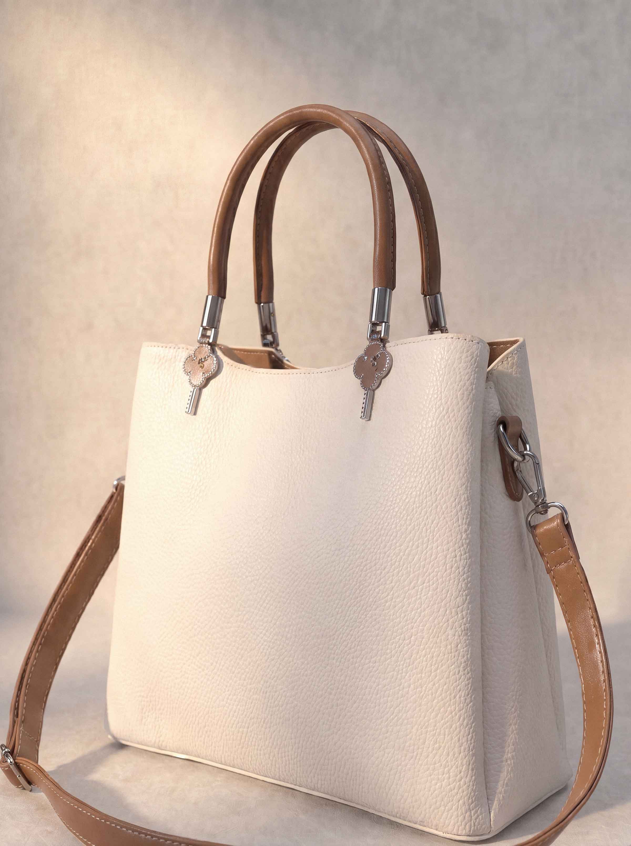 Off White Shoulder Bag-445772107 - for Women - Bag Collection | Nishat | Shop Online