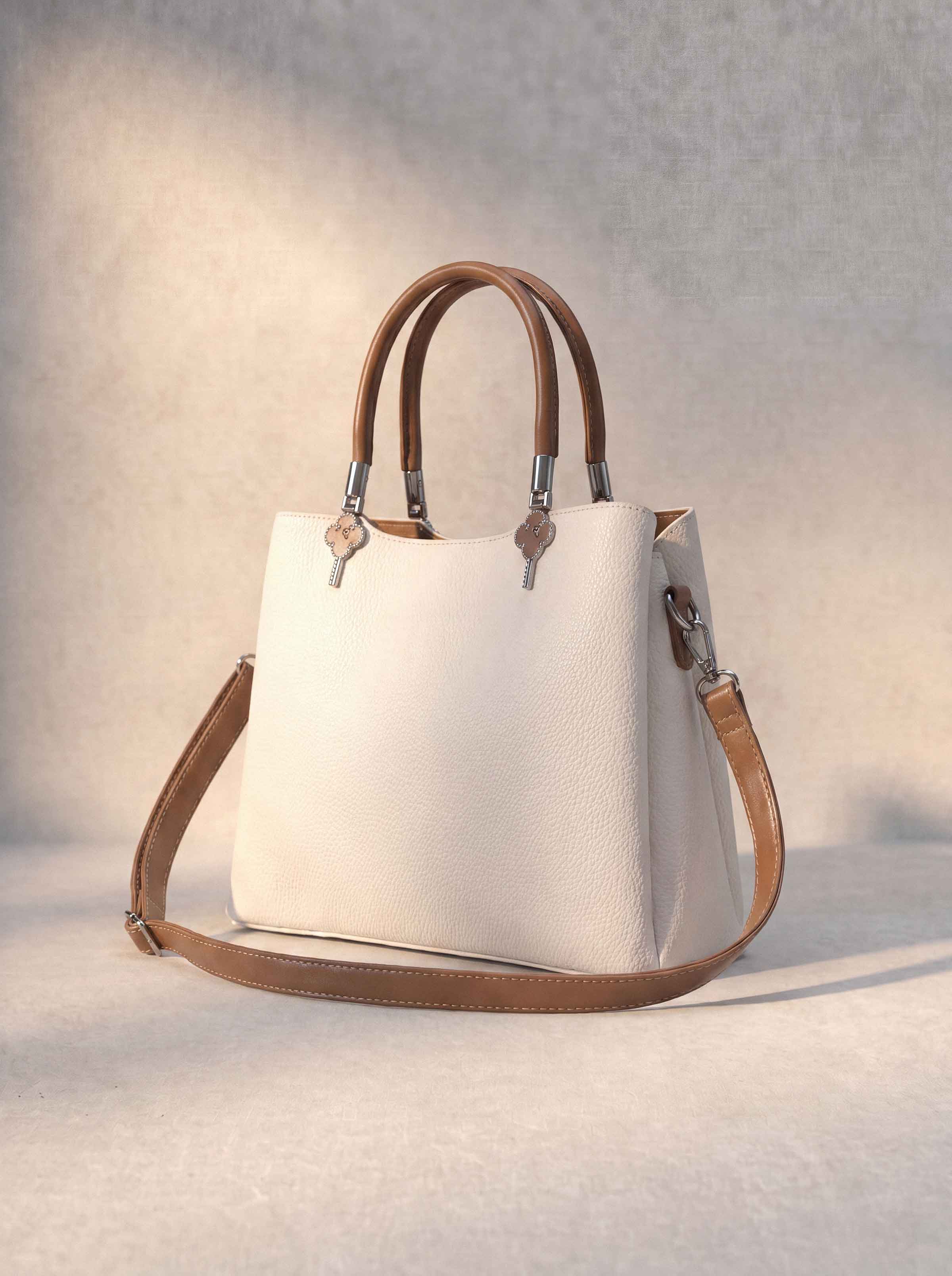 Off White Shoulder Bag-445772107 - for Women - Bag Collection | Nishat | Shop Online