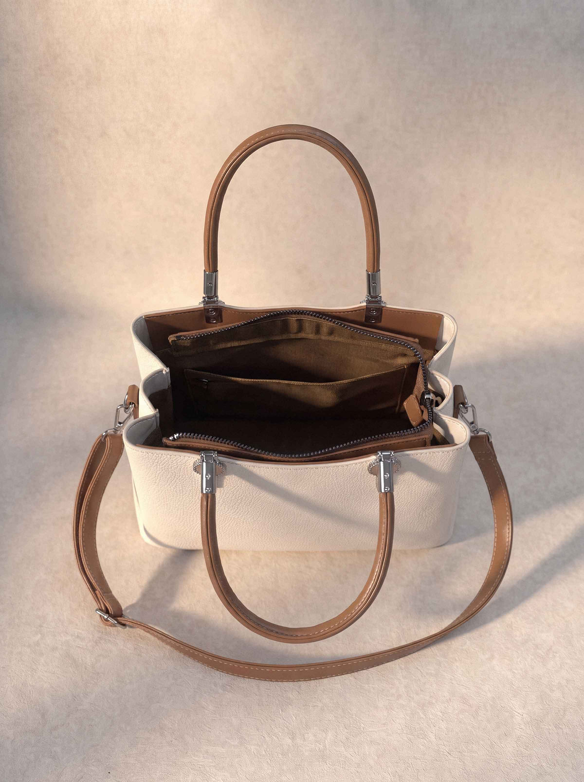 Off White Shoulder Bag-445772107 - for Women - Bag Collection | Nishat | Shop Online
