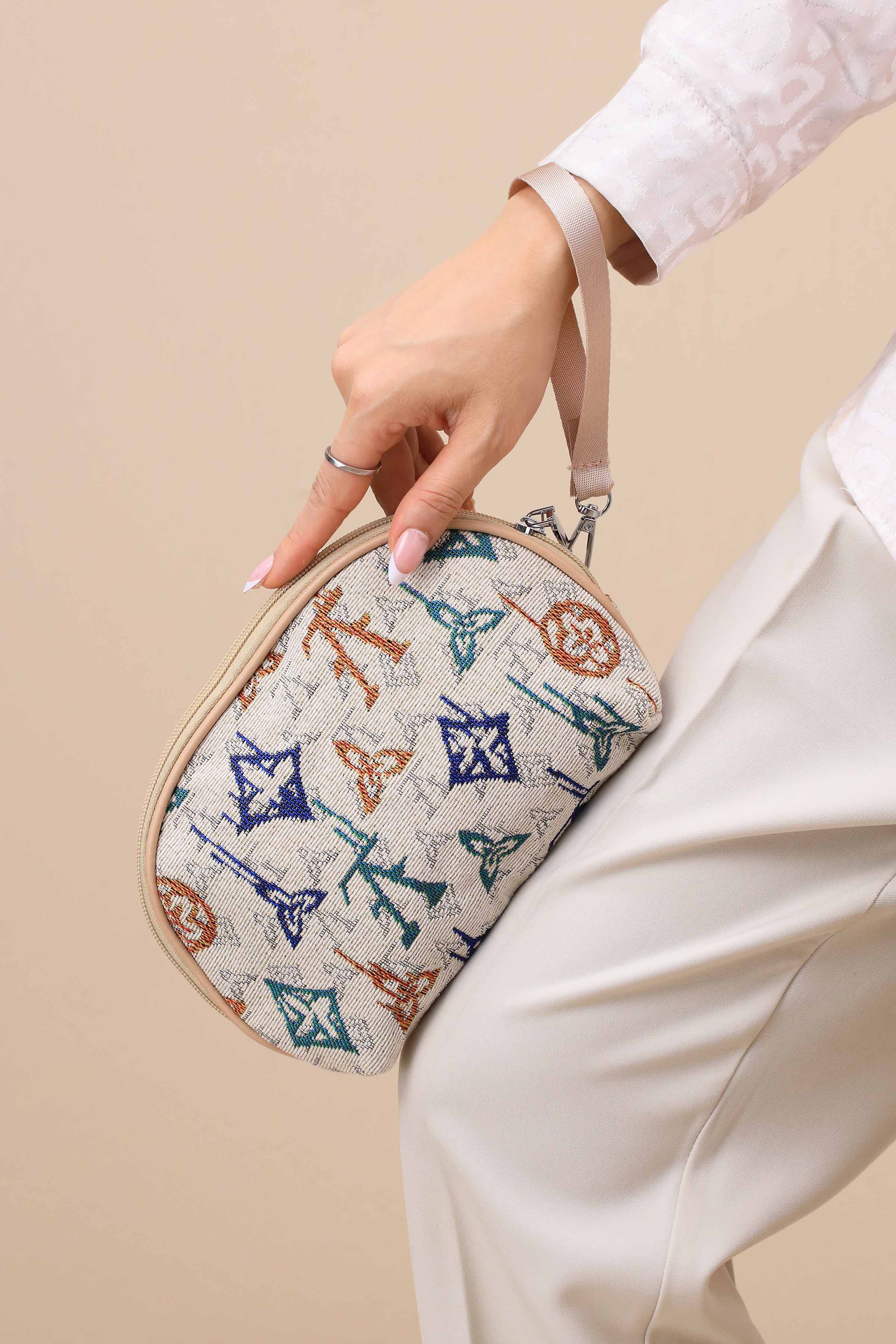 Beige Vanity Bag-445862118-for Women - Bag Winter Collection | Nishat | Shop Online