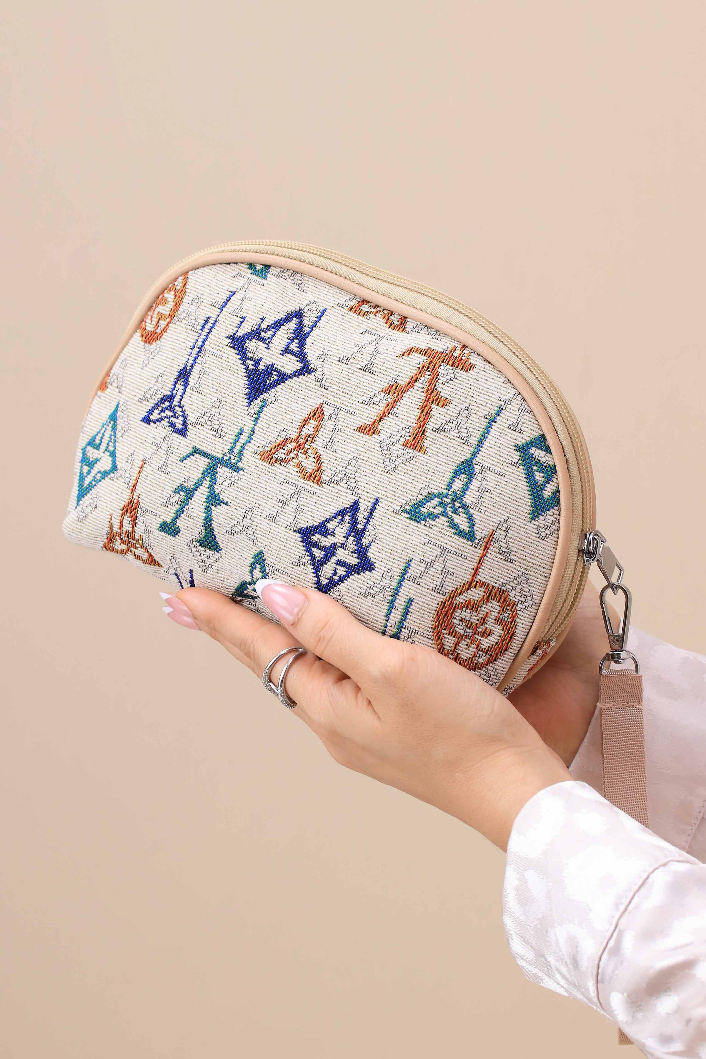 Beige Vanity Bag-445862118-for Women - Bag Winter Collection | Nishat | Shop Online