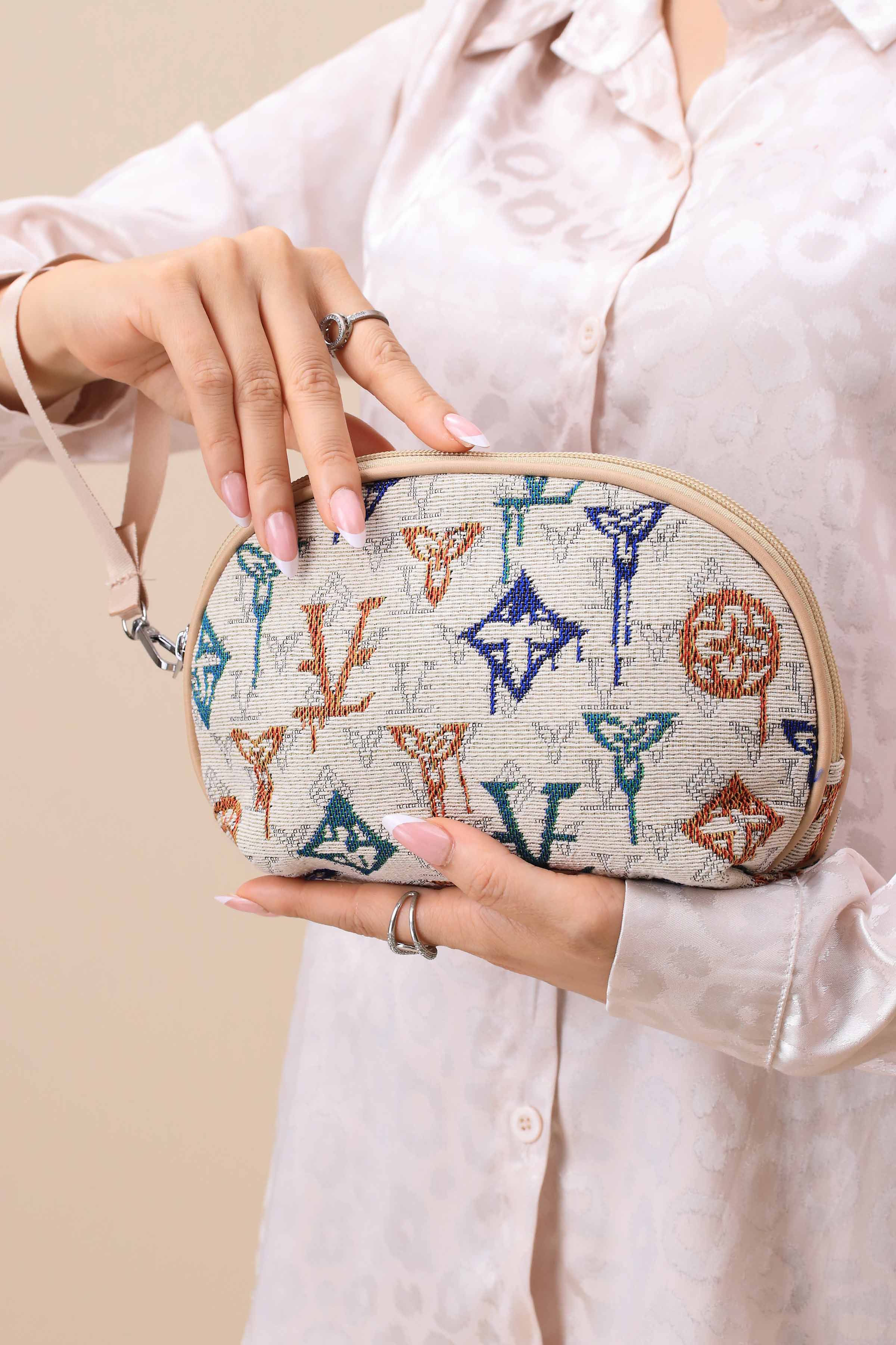 Beige Vanity Bag-445862118-for Women - Bag Winter Collection | Nishat | Shop Online
