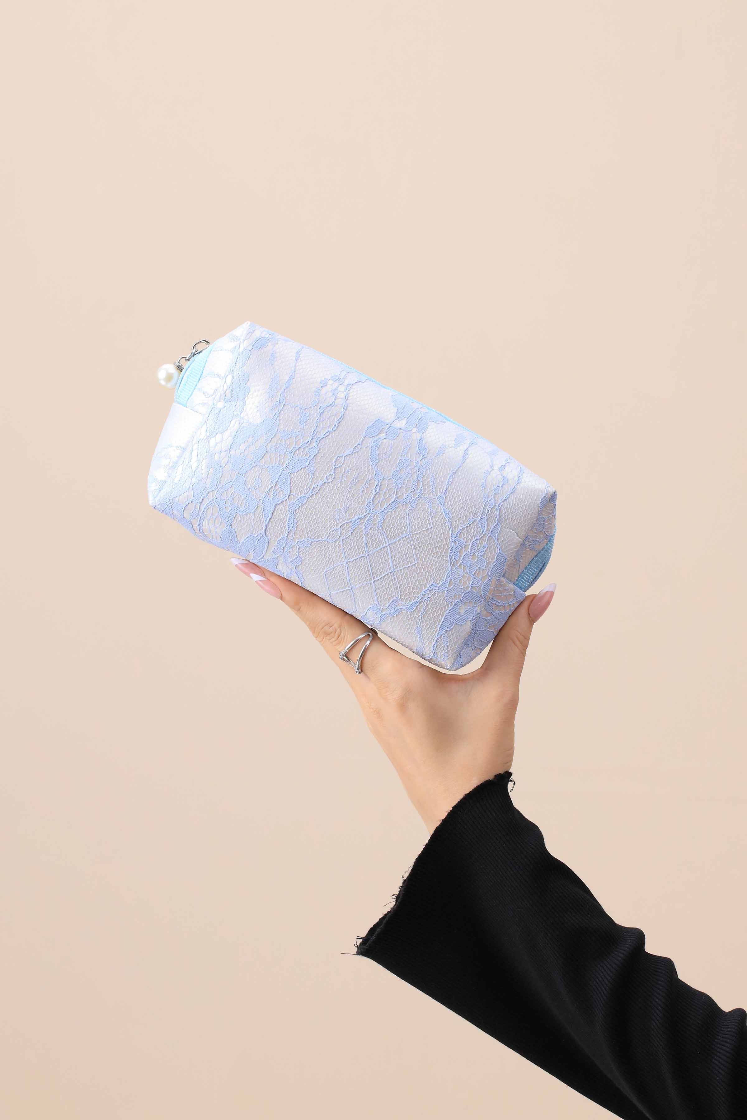 Light Blue Vanity Bag-445902108-for Women - Bag Winter Collection | Nishat | Shop Online