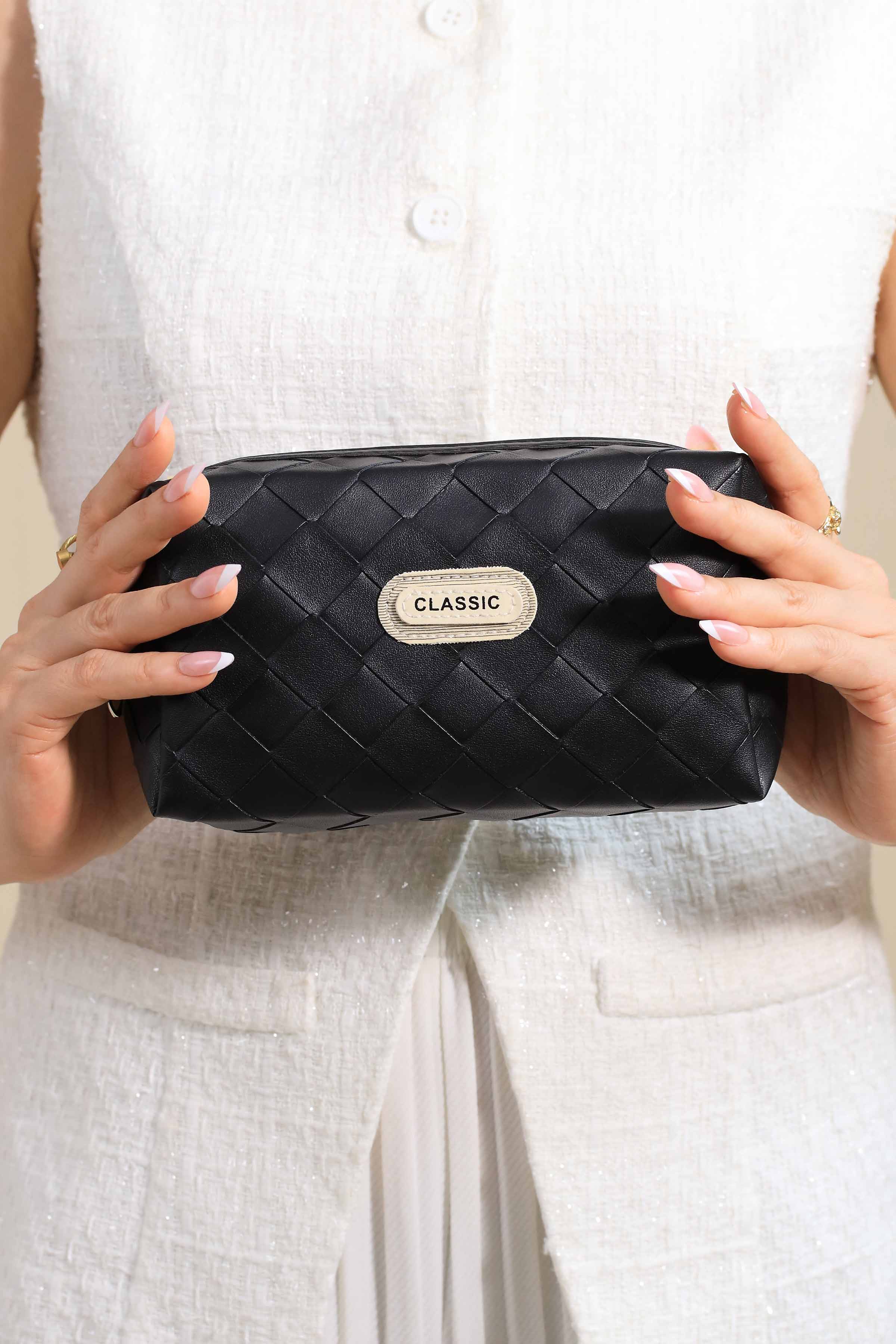 Black Vanity Bag-445962103 for Women - Bag Winter Collection | Nishat | Shop Online