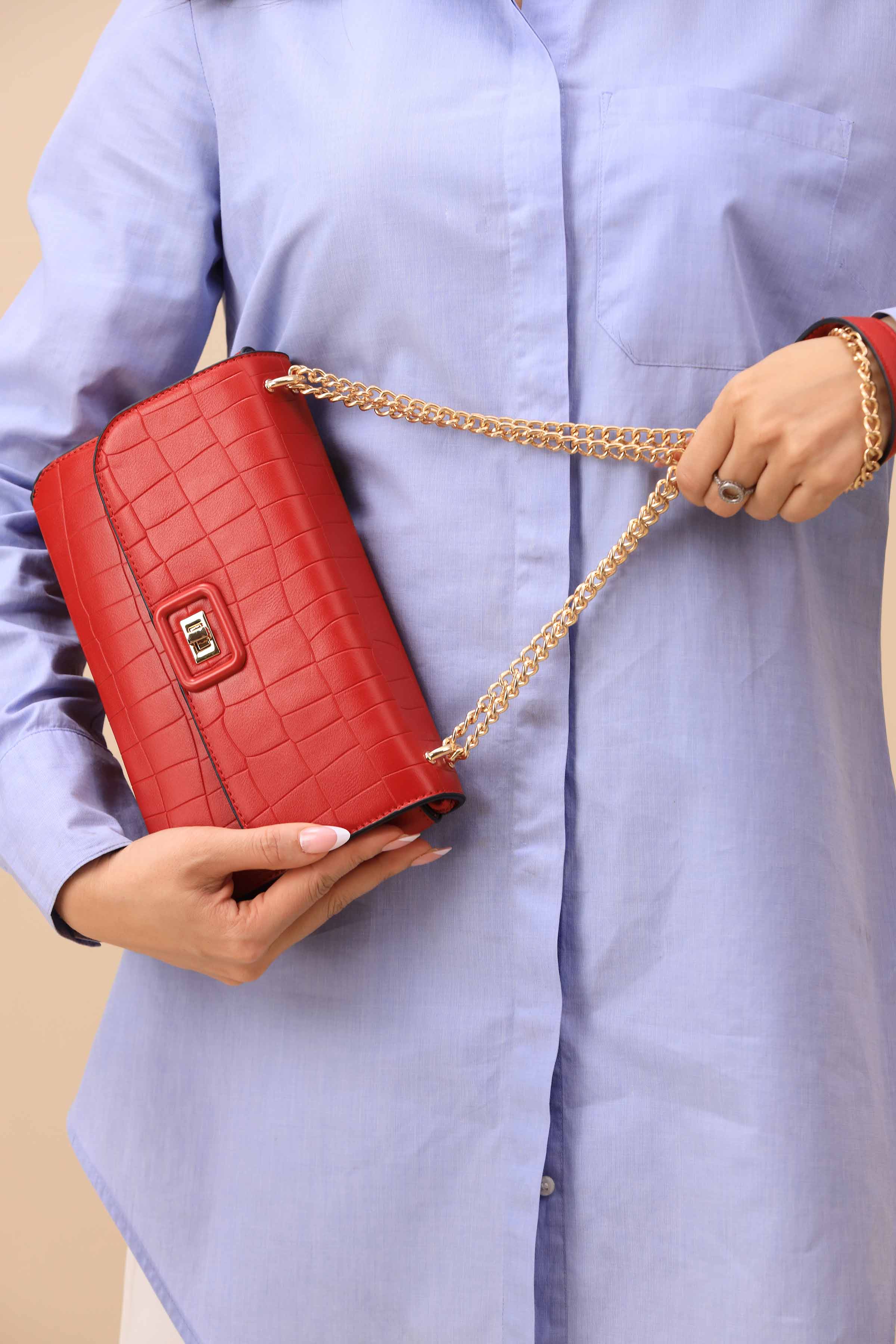 Red Shoulder Bag-445992101-for Women - Bag Winter Collection | Nishat | Shop Online
