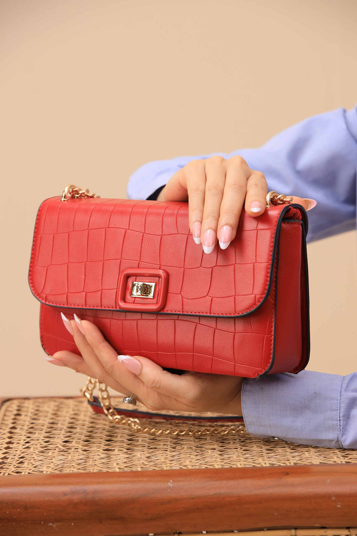 Red Shoulder Bag-445992101-for Women - Bag Winter Collection | Nishat | Shop Online