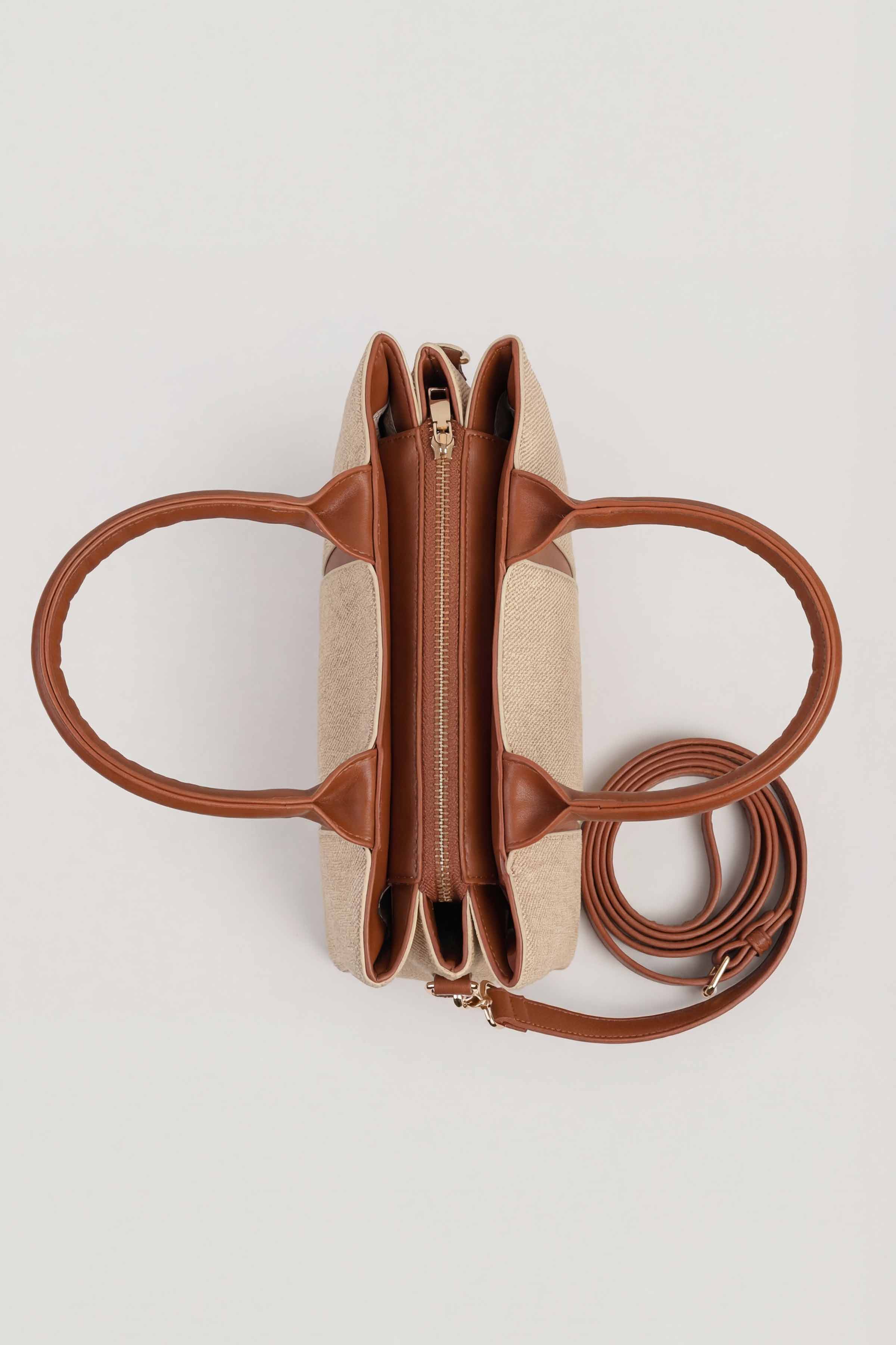 Beige Shoulder Bag-446002118  for Women - Fashion Collection | Nishat | Shop Online