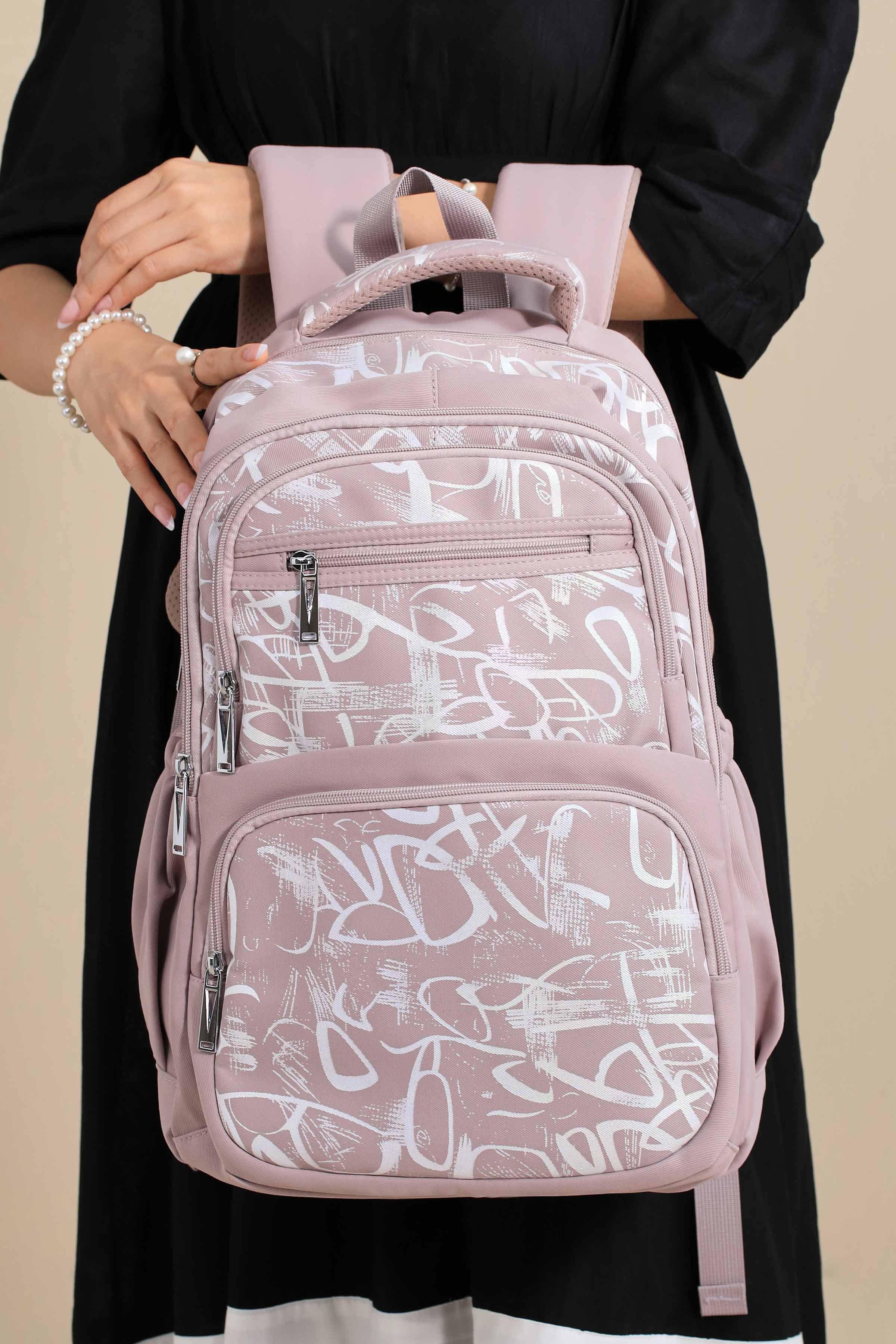 Light Pink Back Pack-446012114 for Women - Bag Winter Collection | Nishat | Shop Online