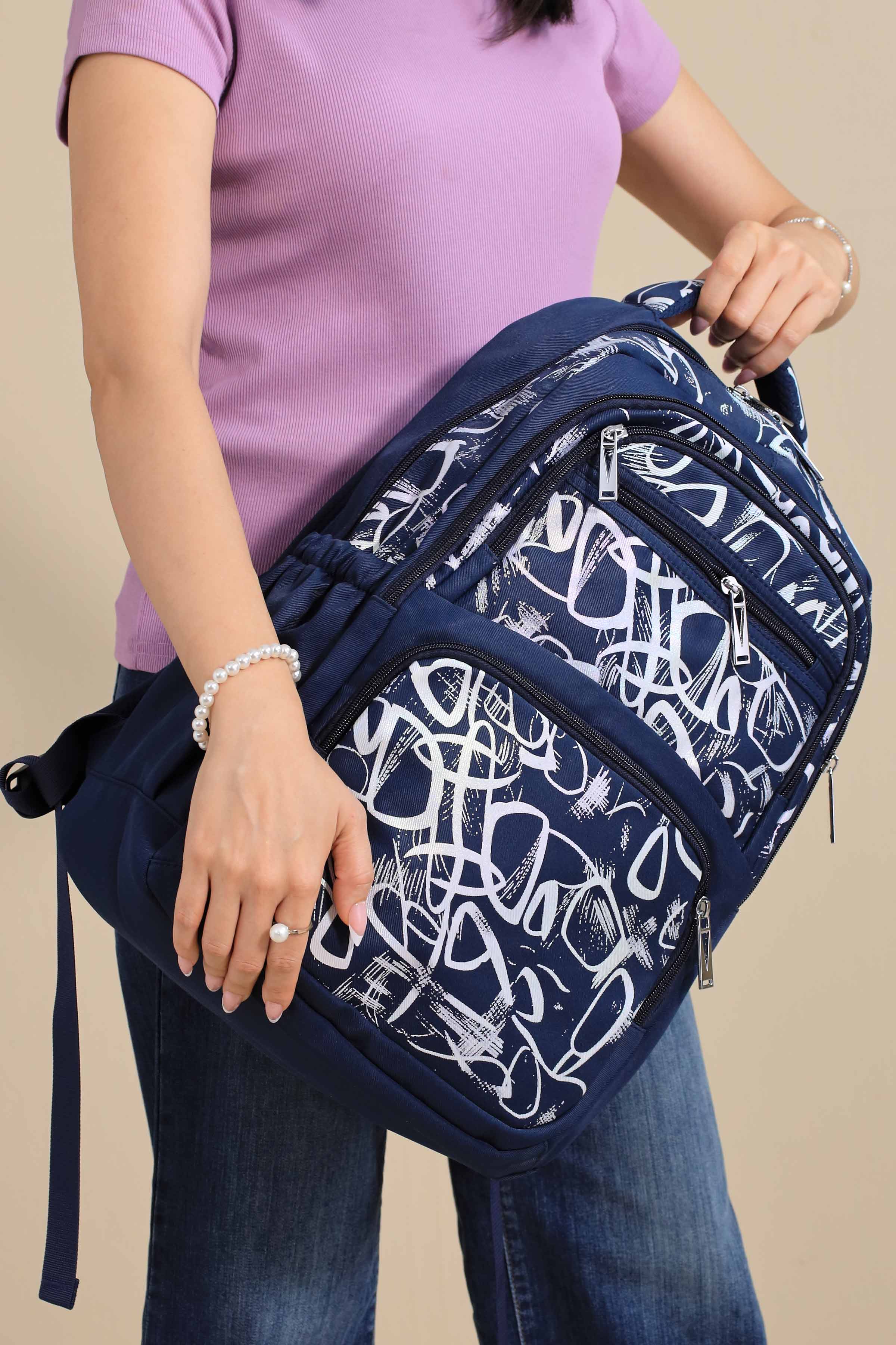 Navy Back Pack-446012121 for Women - Bag Winter Collection | Nishat | Shop Online