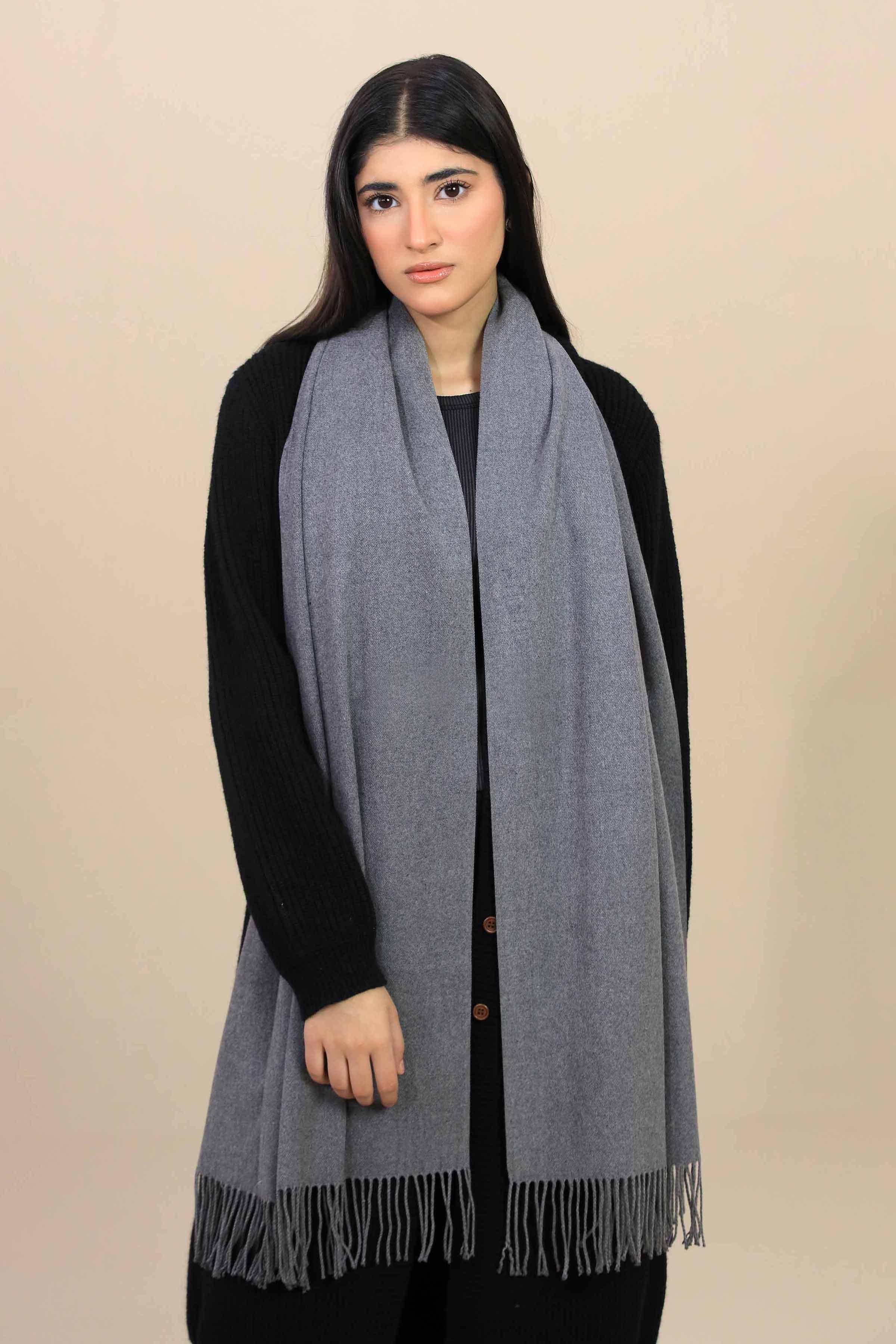 Grey Women Shawl-446032111