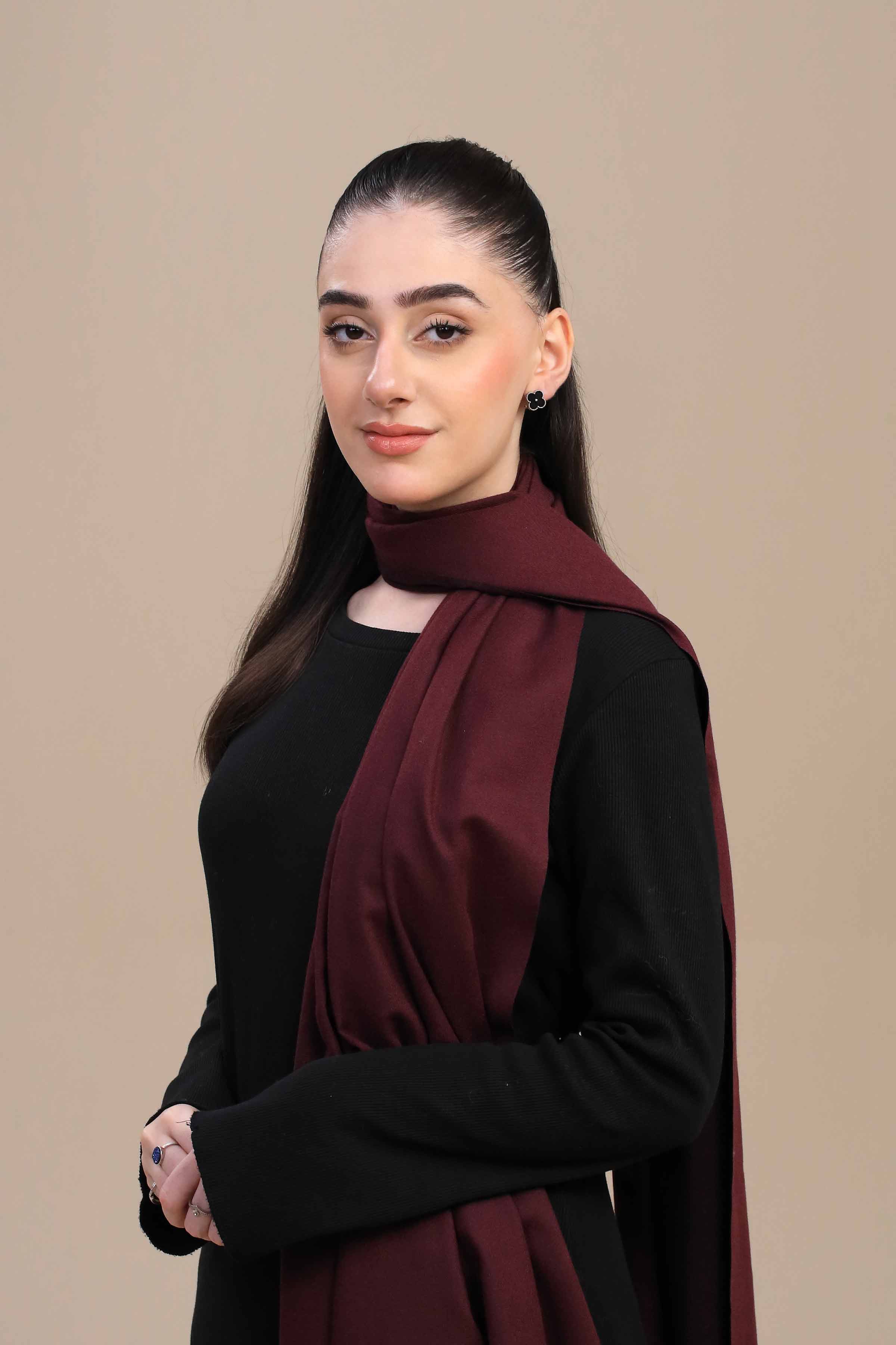 Maroon Women Shawl-446122122 for Women – Winter Women Shawl Collection | Nishat | Shop Online