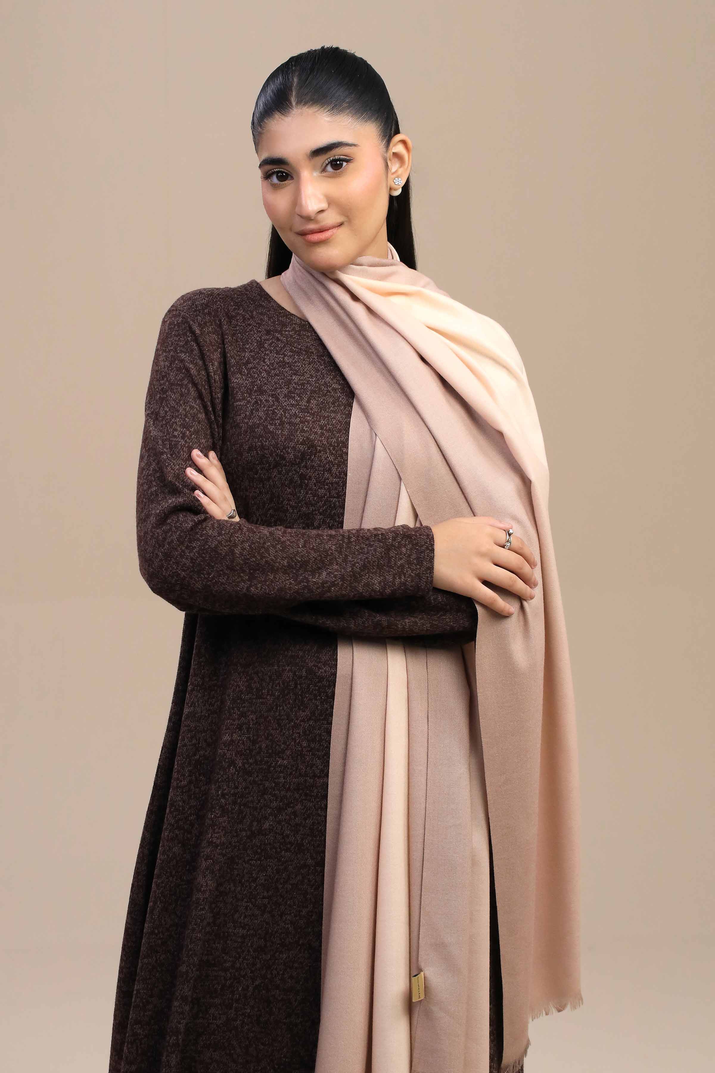 Pink Women Shawl-446132105