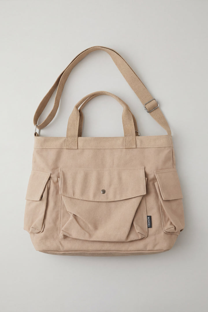 Khaki Canvas Bag-446332130  for Women - Fashion Collection | Nishat | Shop Online