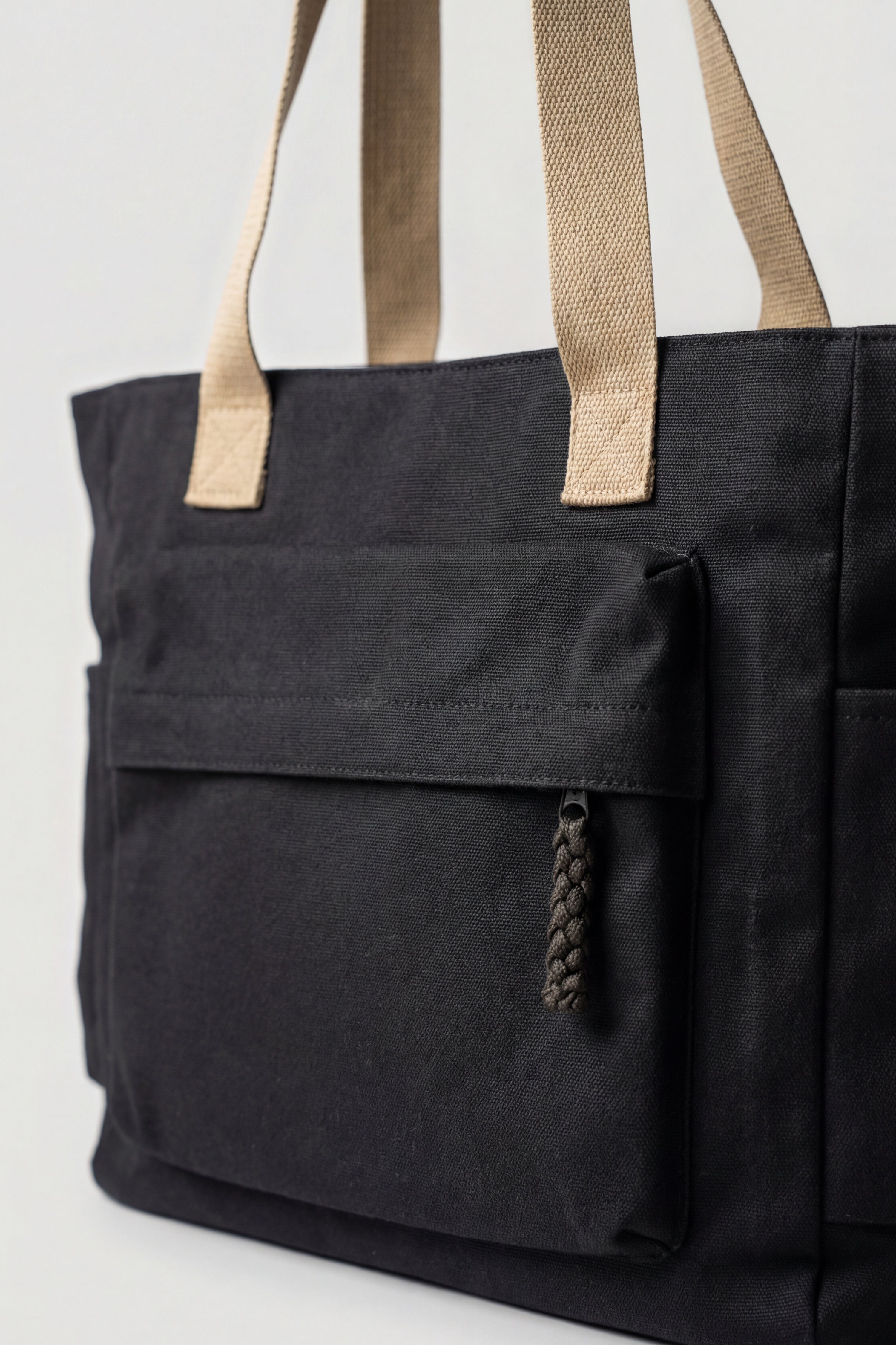 Black Canvas Bag-446342103  for Women - Fashion Collection | Nishat | Shop Online