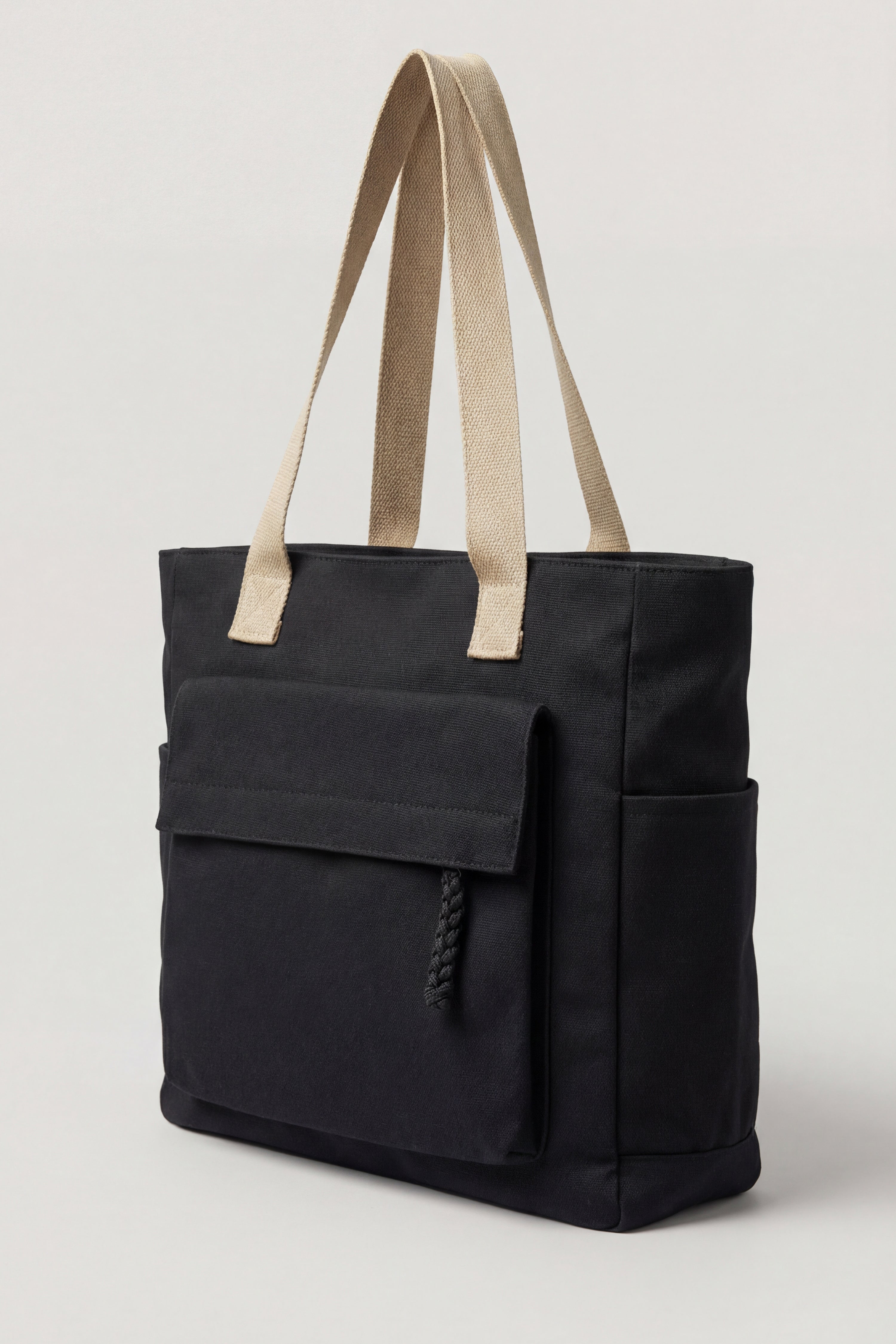 Black Canvas Bag-446342103  for Women - Fashion Collection | Nishat | Shop Online