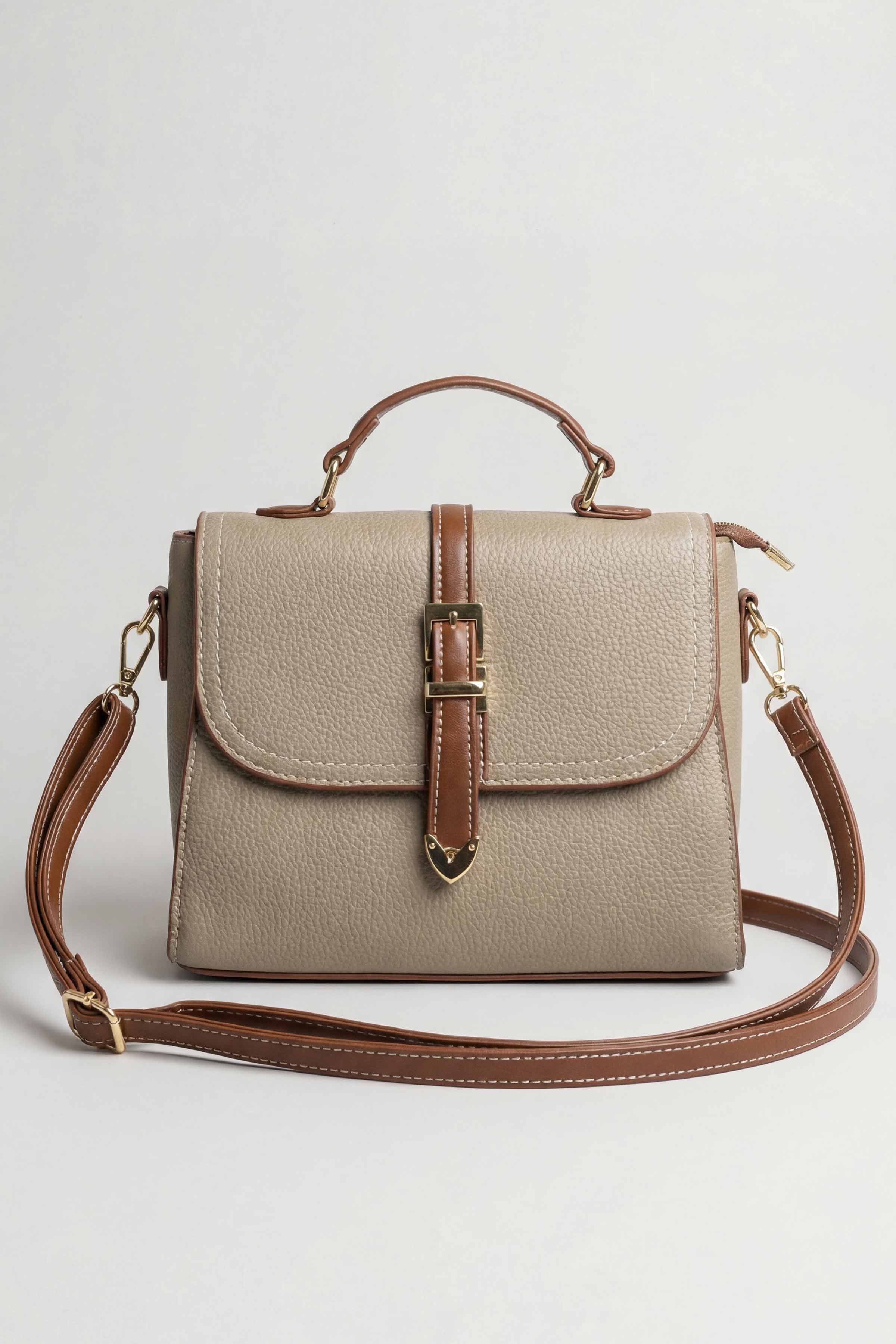 Grey Shoulder Bag-446392111