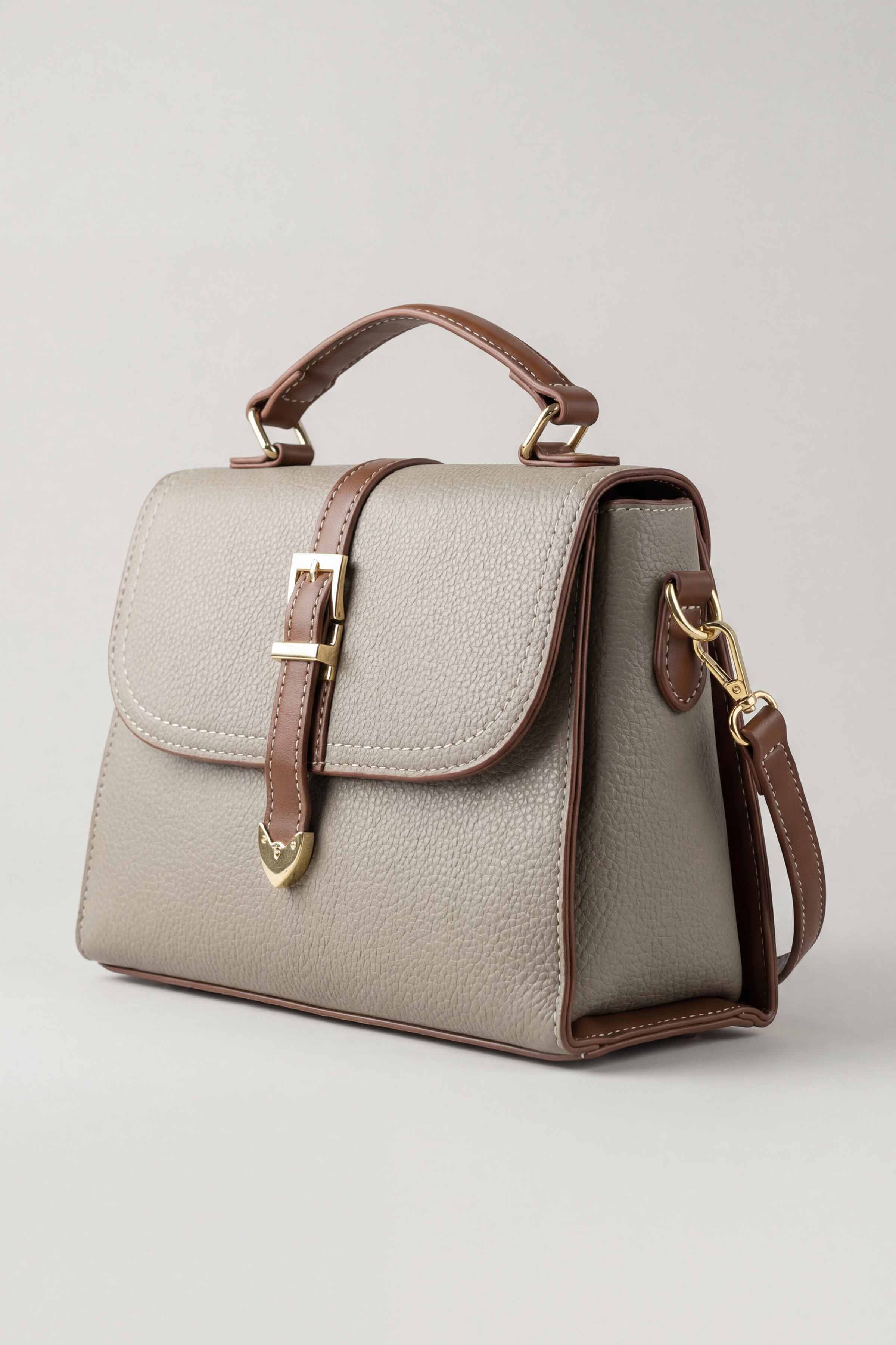 Grey Shoulder Bag-446392111