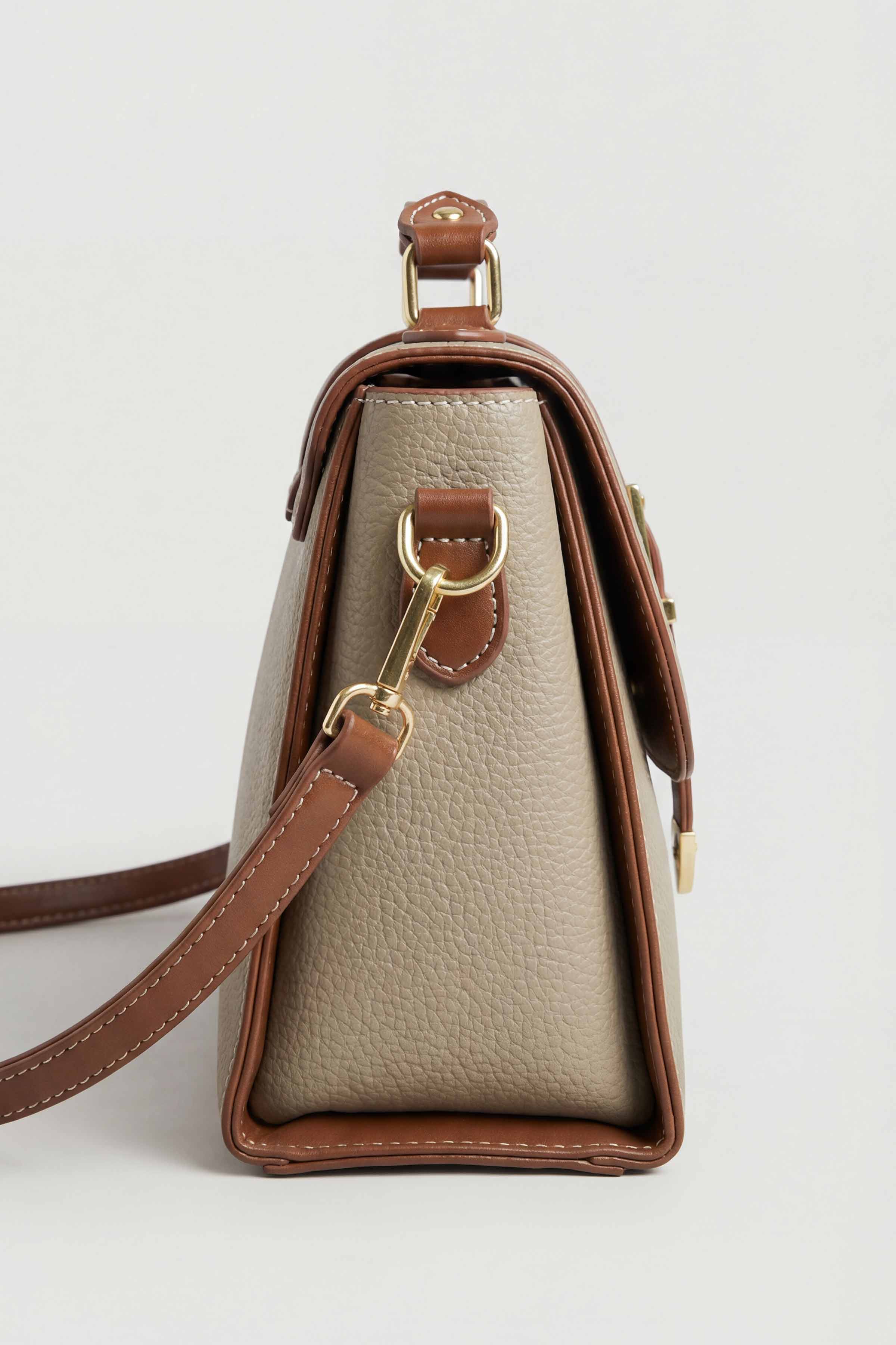 Grey Shoulder Bag-446392111