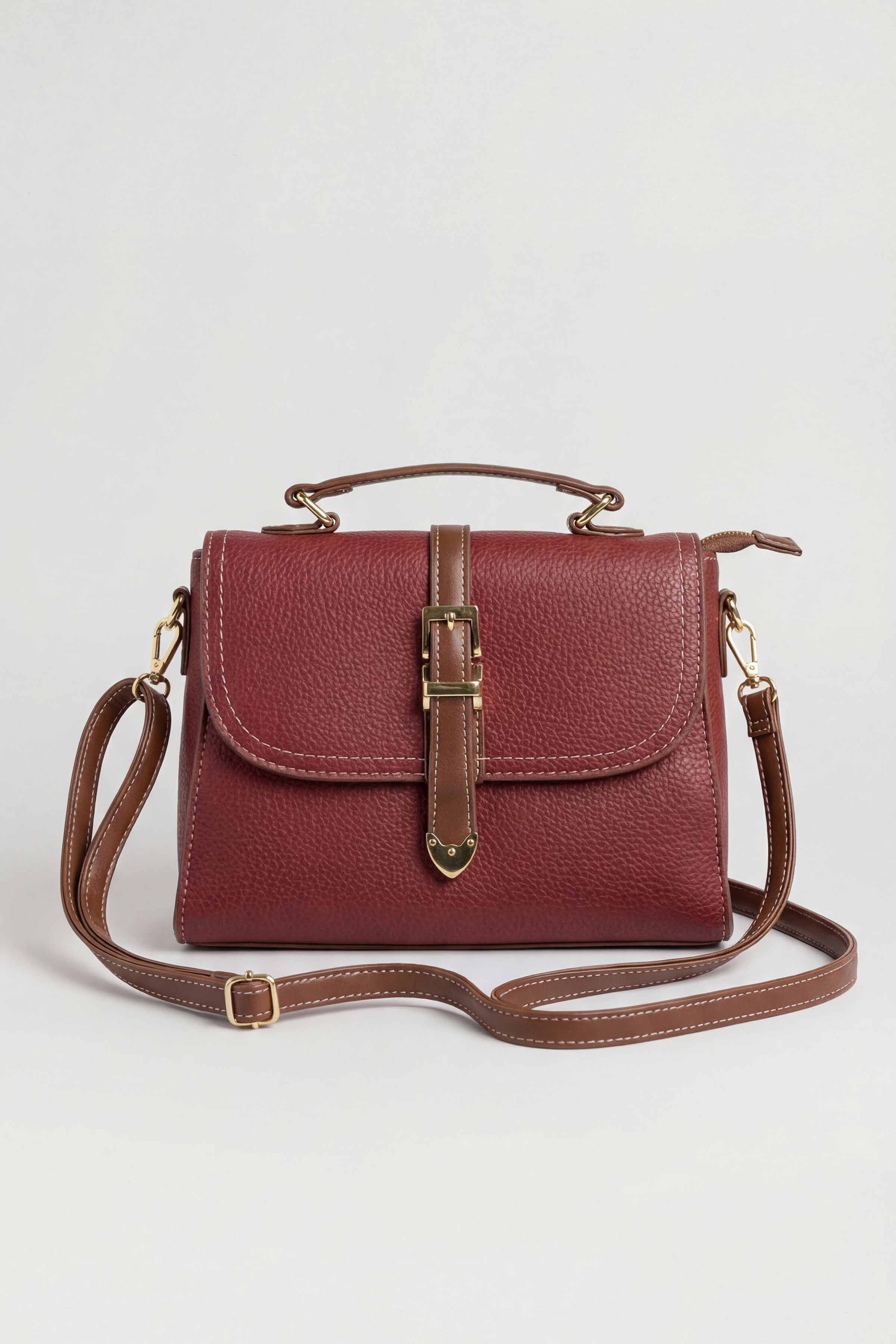 Maroon Shoulder Bag-446392122