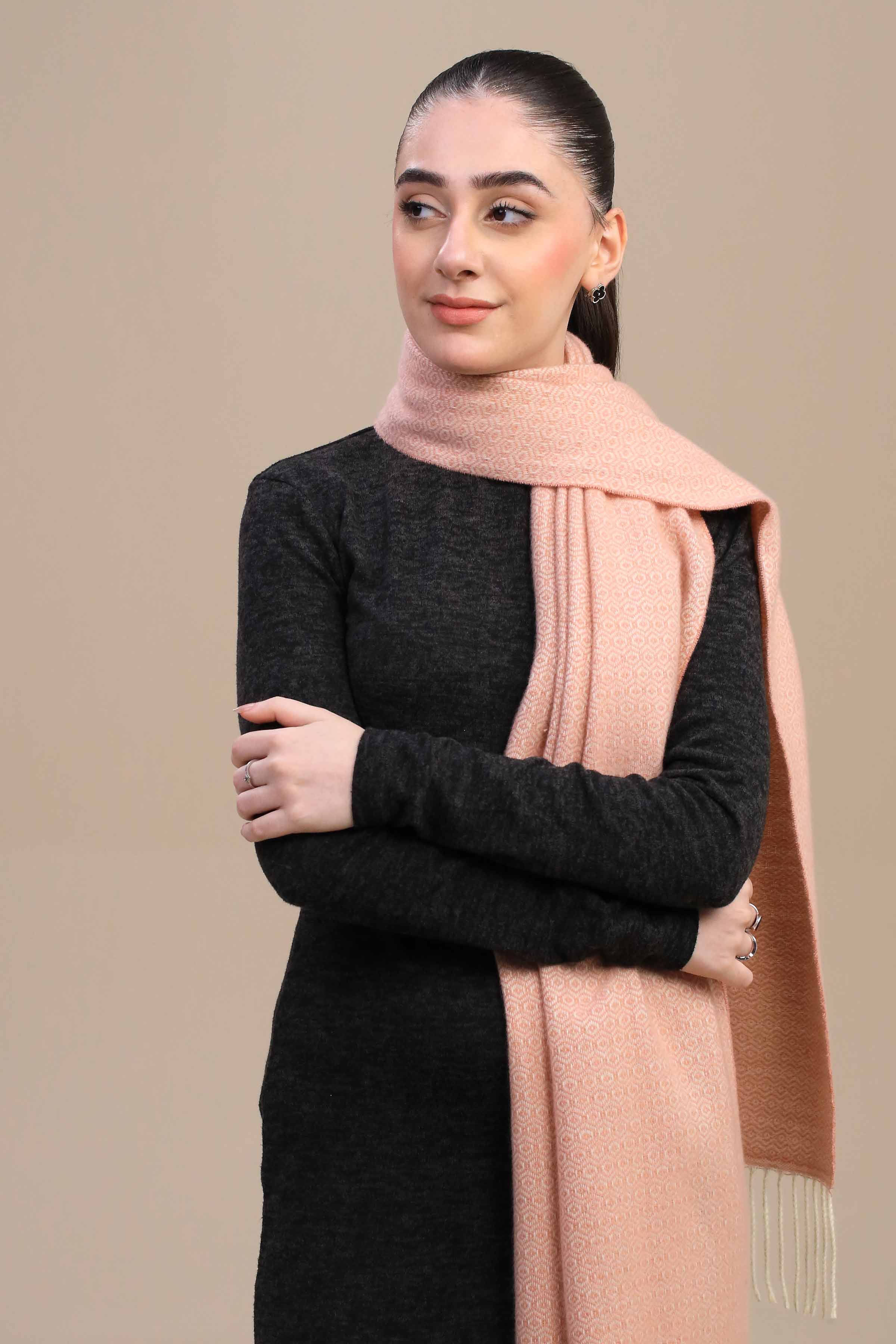 Pink Women Shawl-446702105