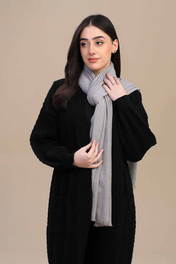 Dark Grey Women Shawl-446712120