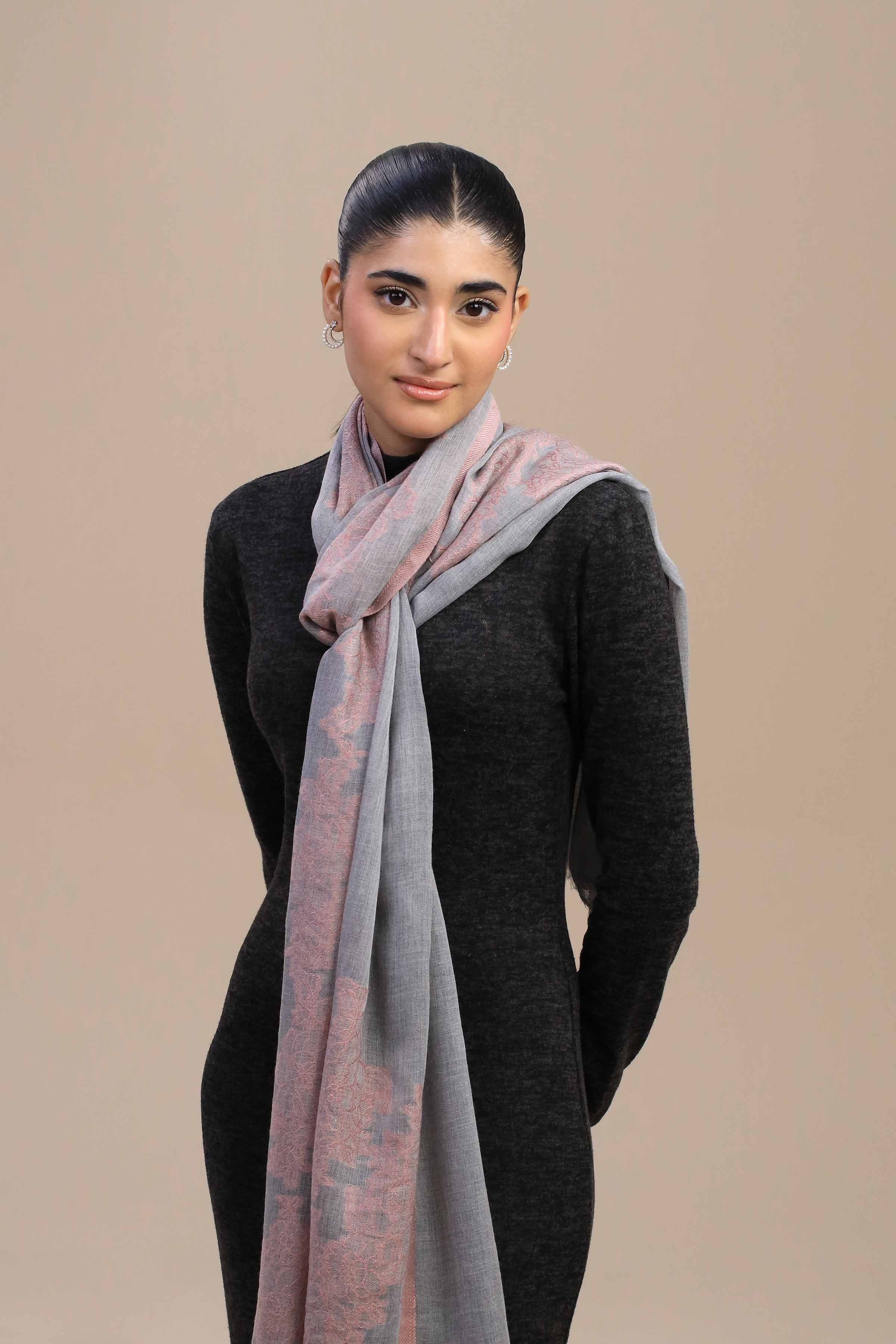 Grey Women Shawl-446762111