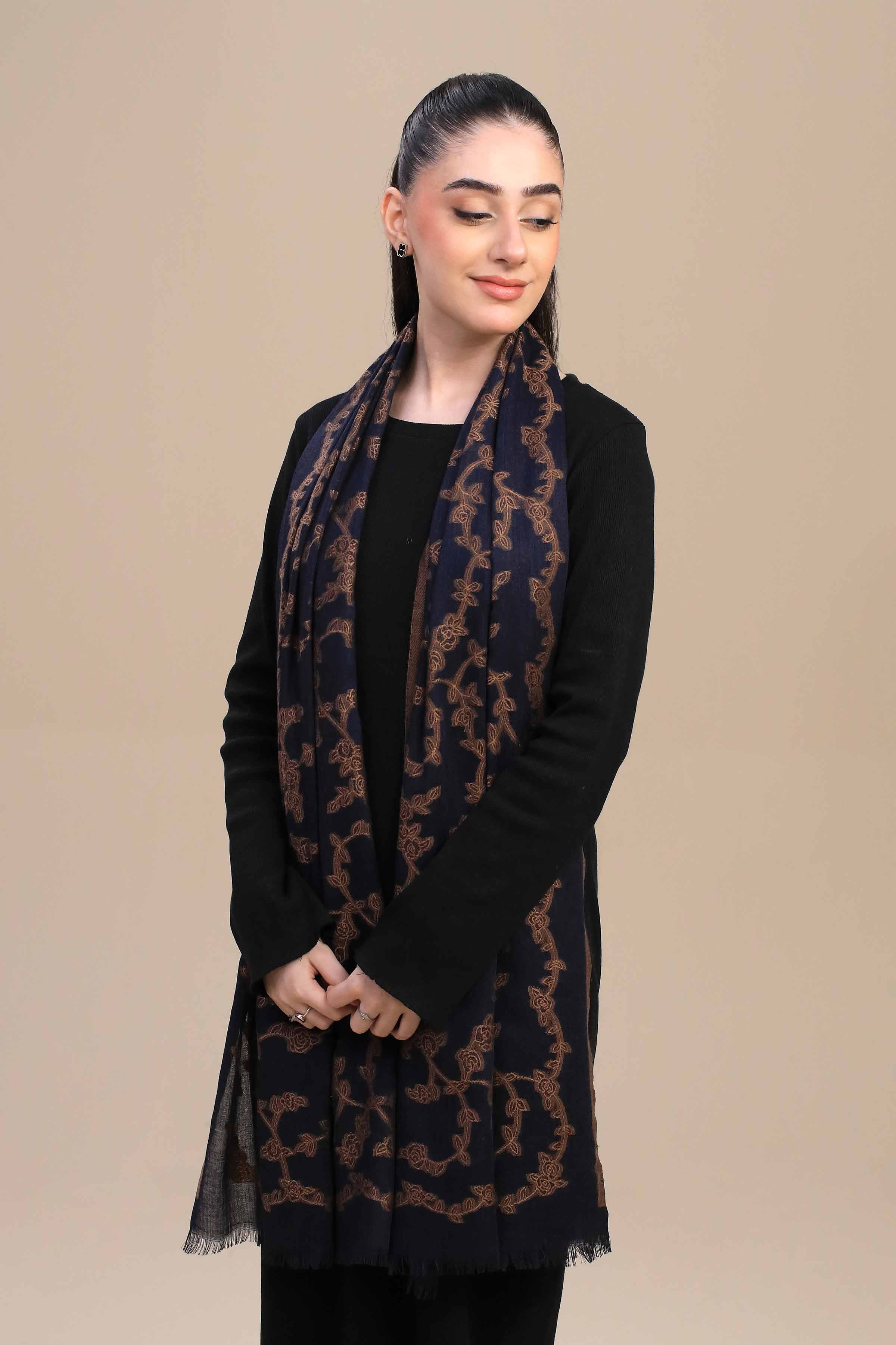 Navy Women Shawl-446772121