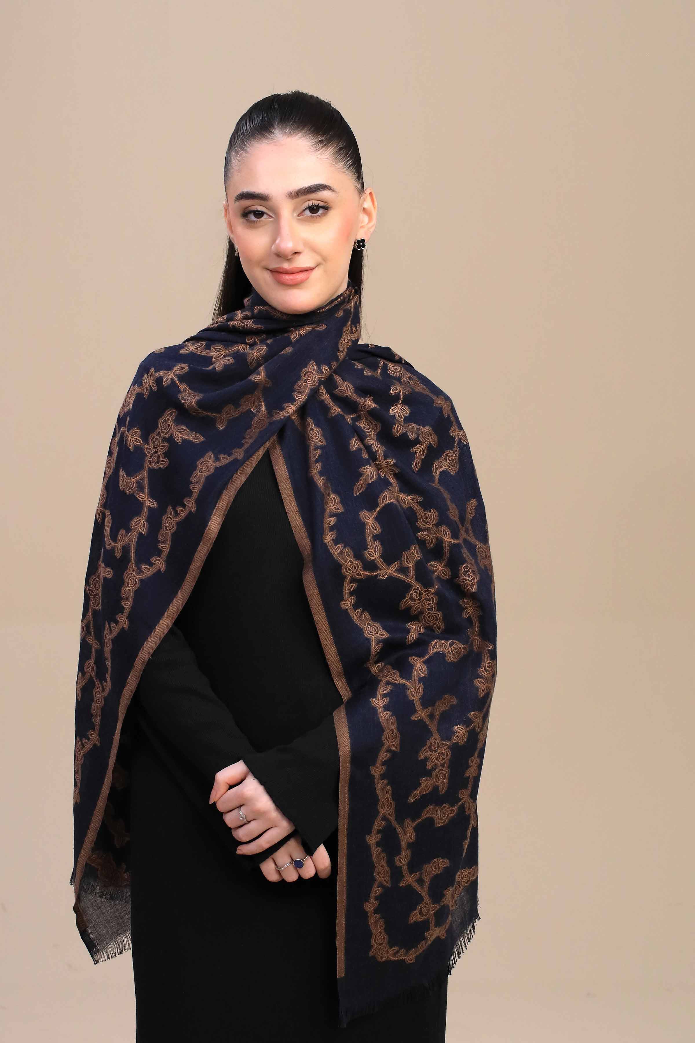 Navy Women Shawl-446772121