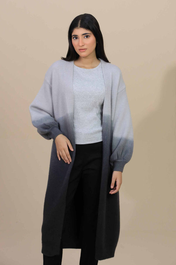 Black Long Sweater-447060103 for Women – Long Sweaters Collection | Nishat | Shop Online