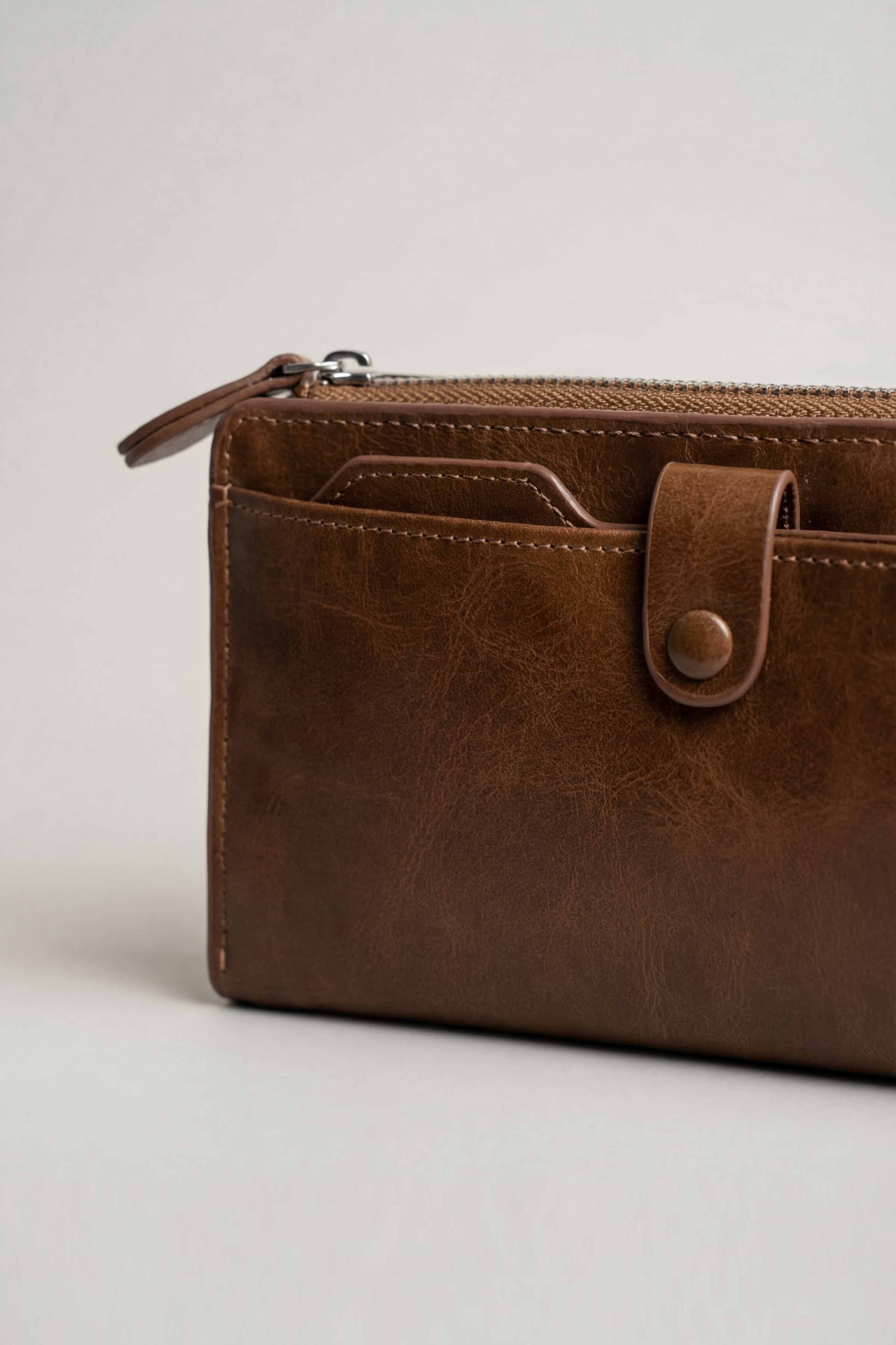 Brown Wallet-447082113  for Women - Fashion Collection | Nishat | Shop Online