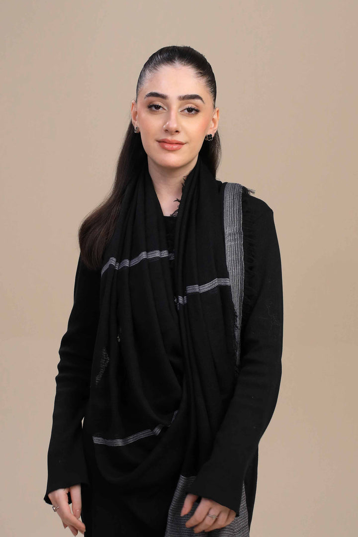Black Women Shawl-447172103  for Women – Women Shawl Collection | Nishat | Shop Online