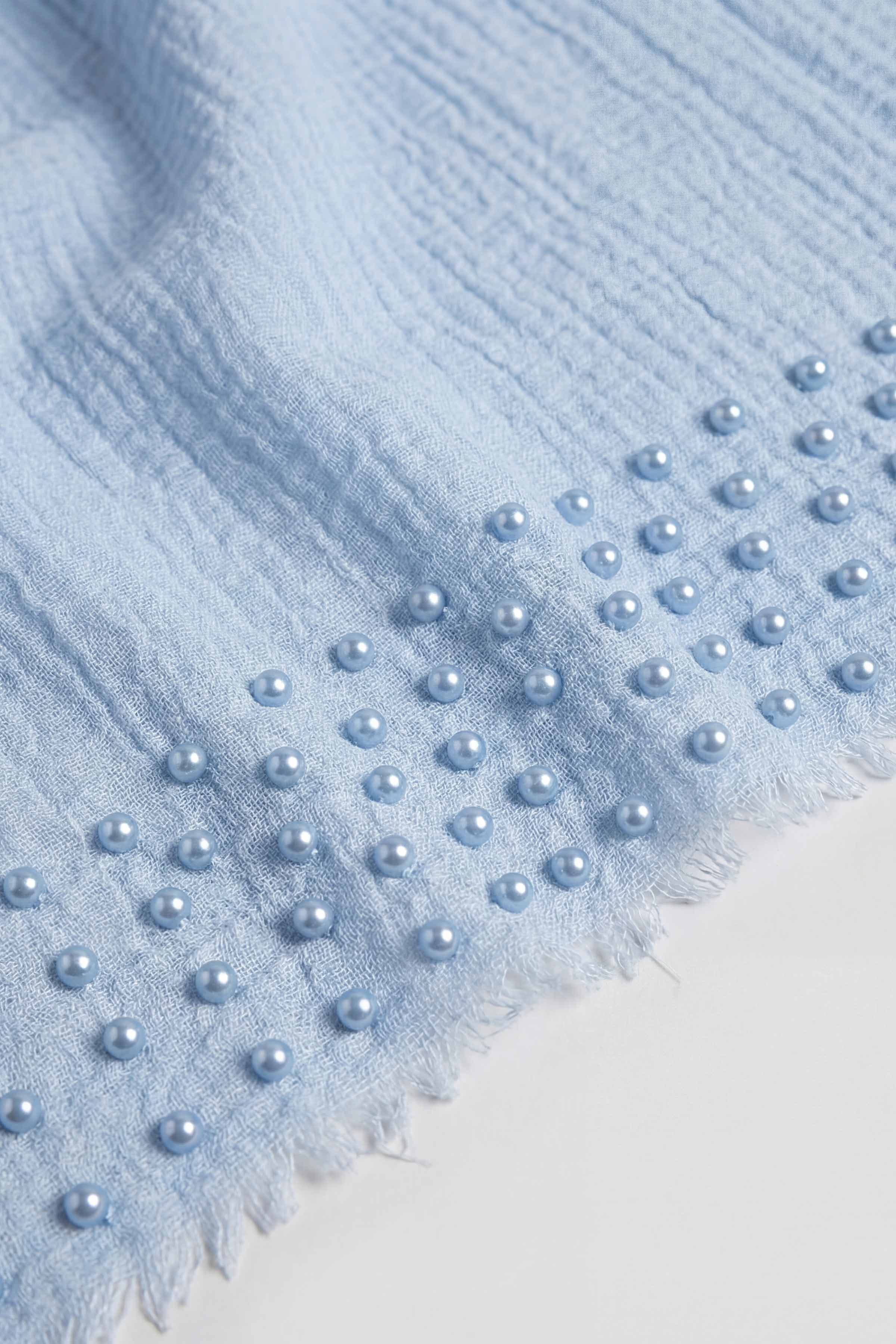 Blue Women Scarf-447372108