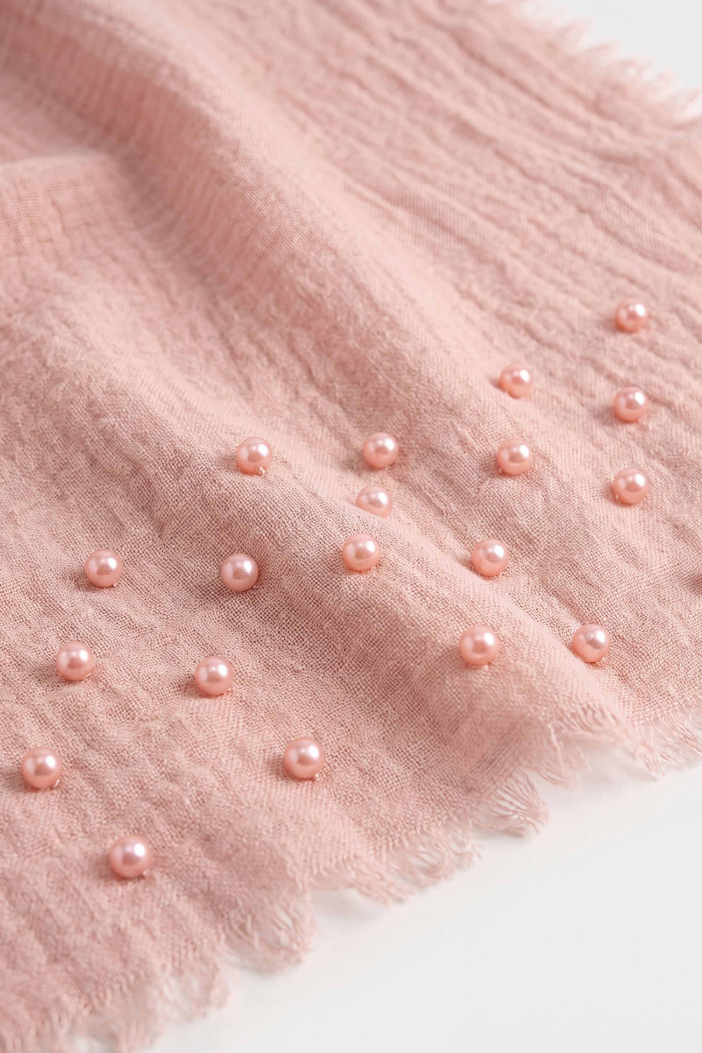 Pink Women Scarf-447372105