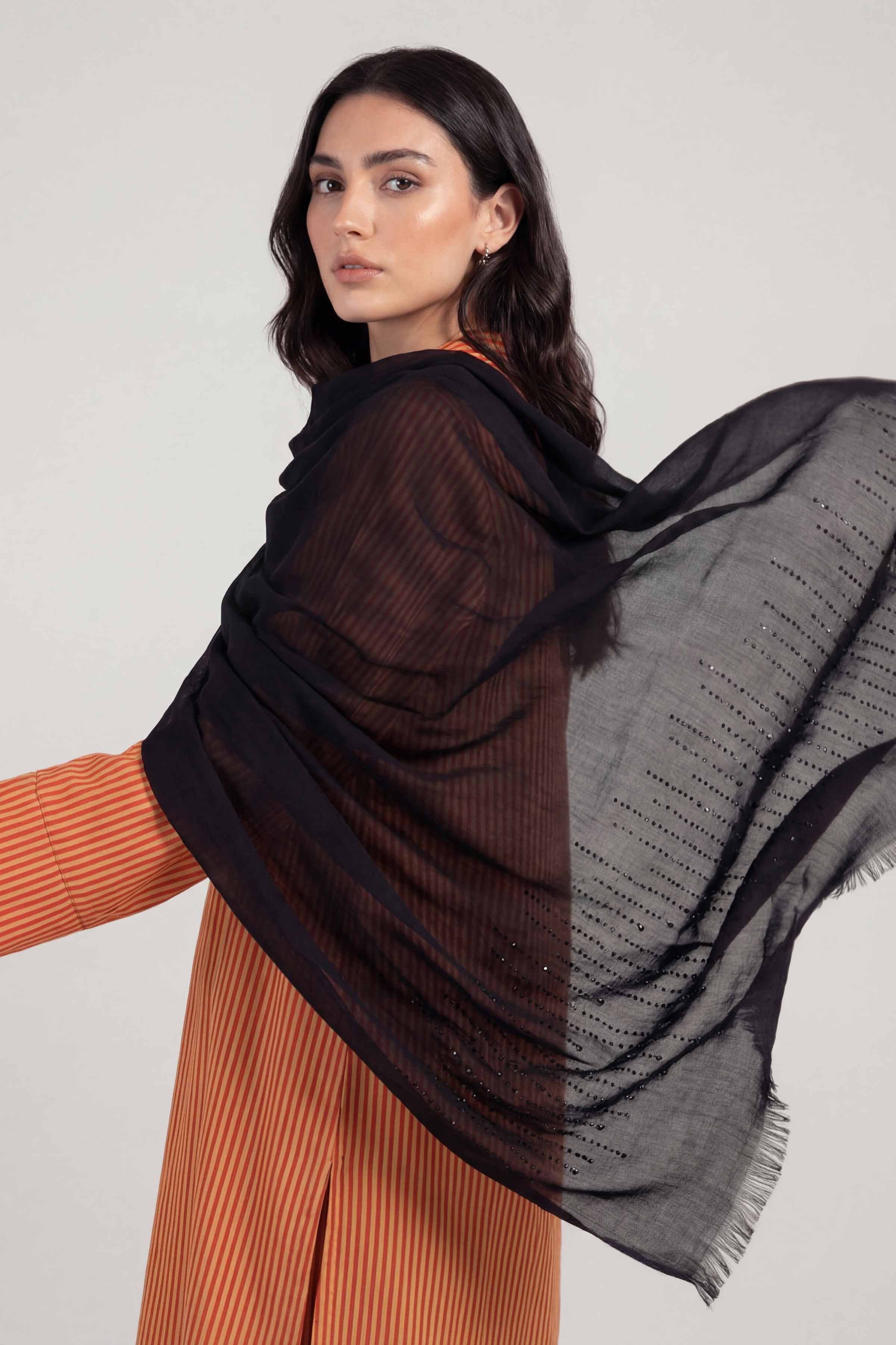 Black Women Scarf-447382103