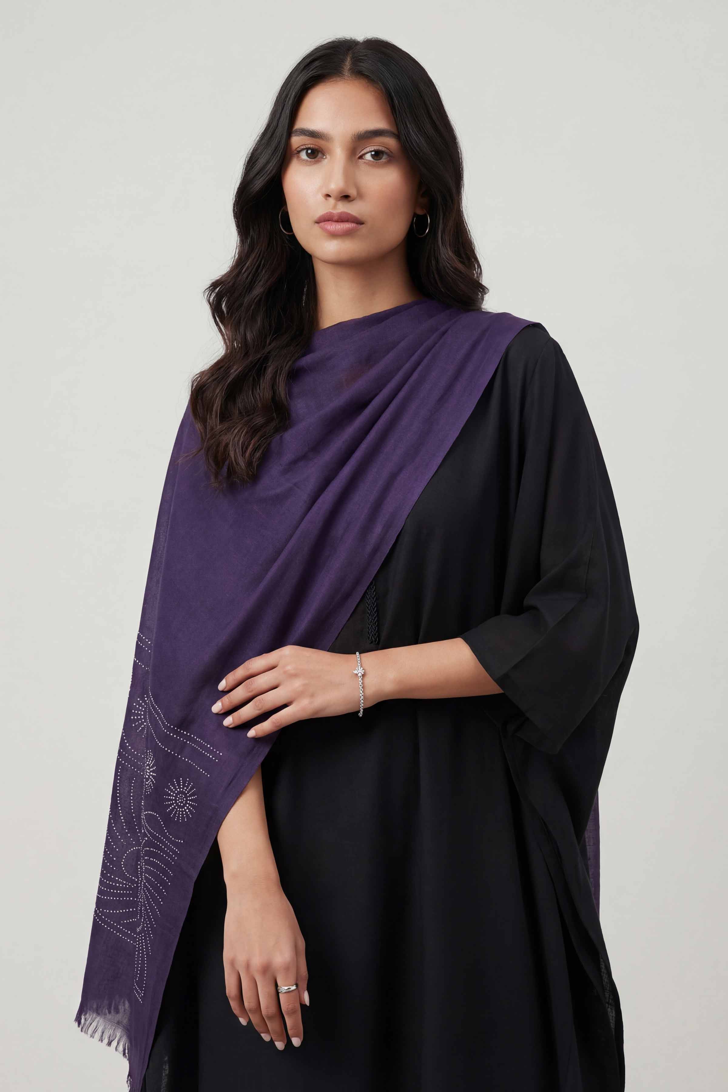 Blue Women Scarf-447392108