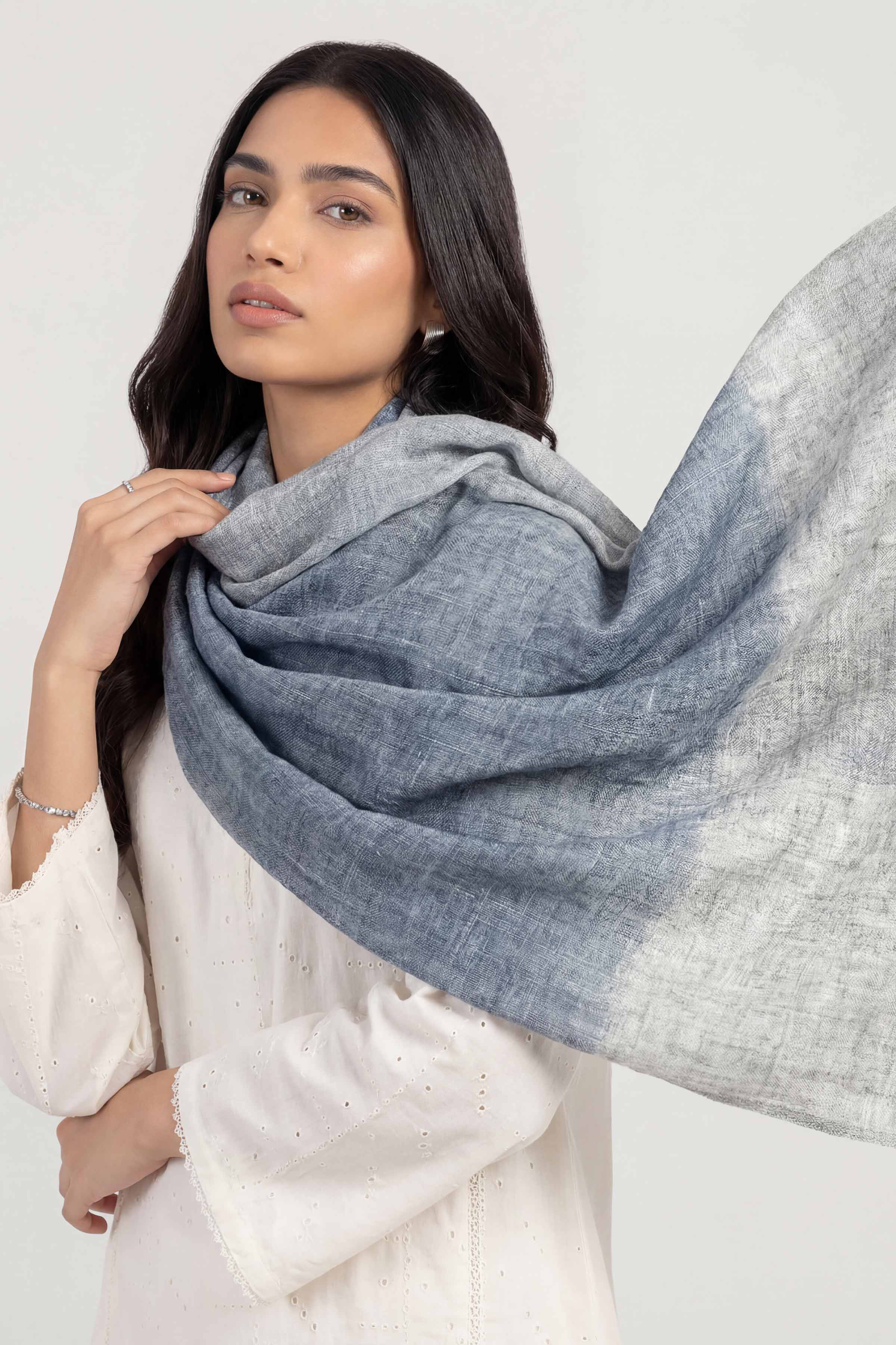 Blue Women Scarf-447402108