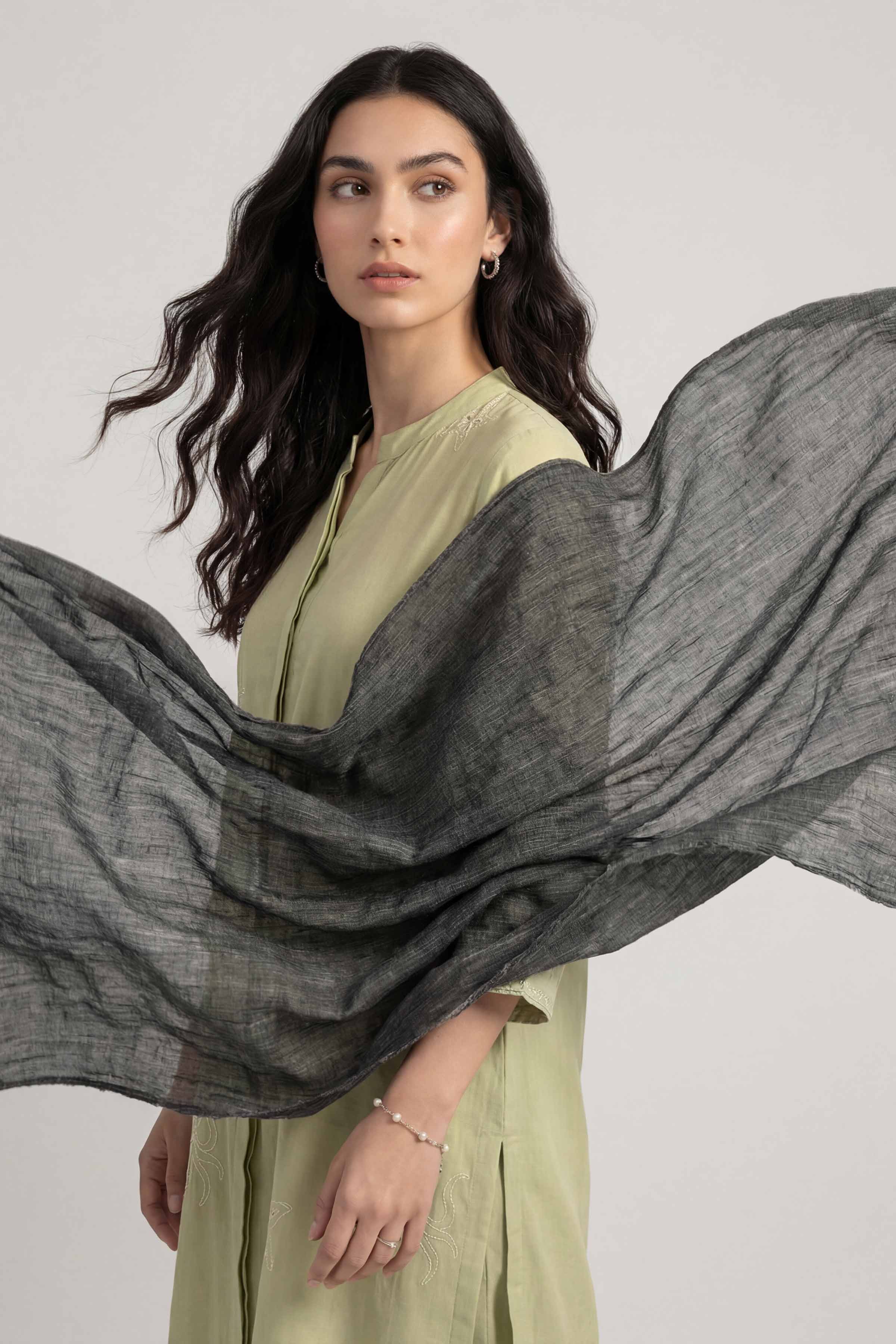 Black Women Scarf-447422103