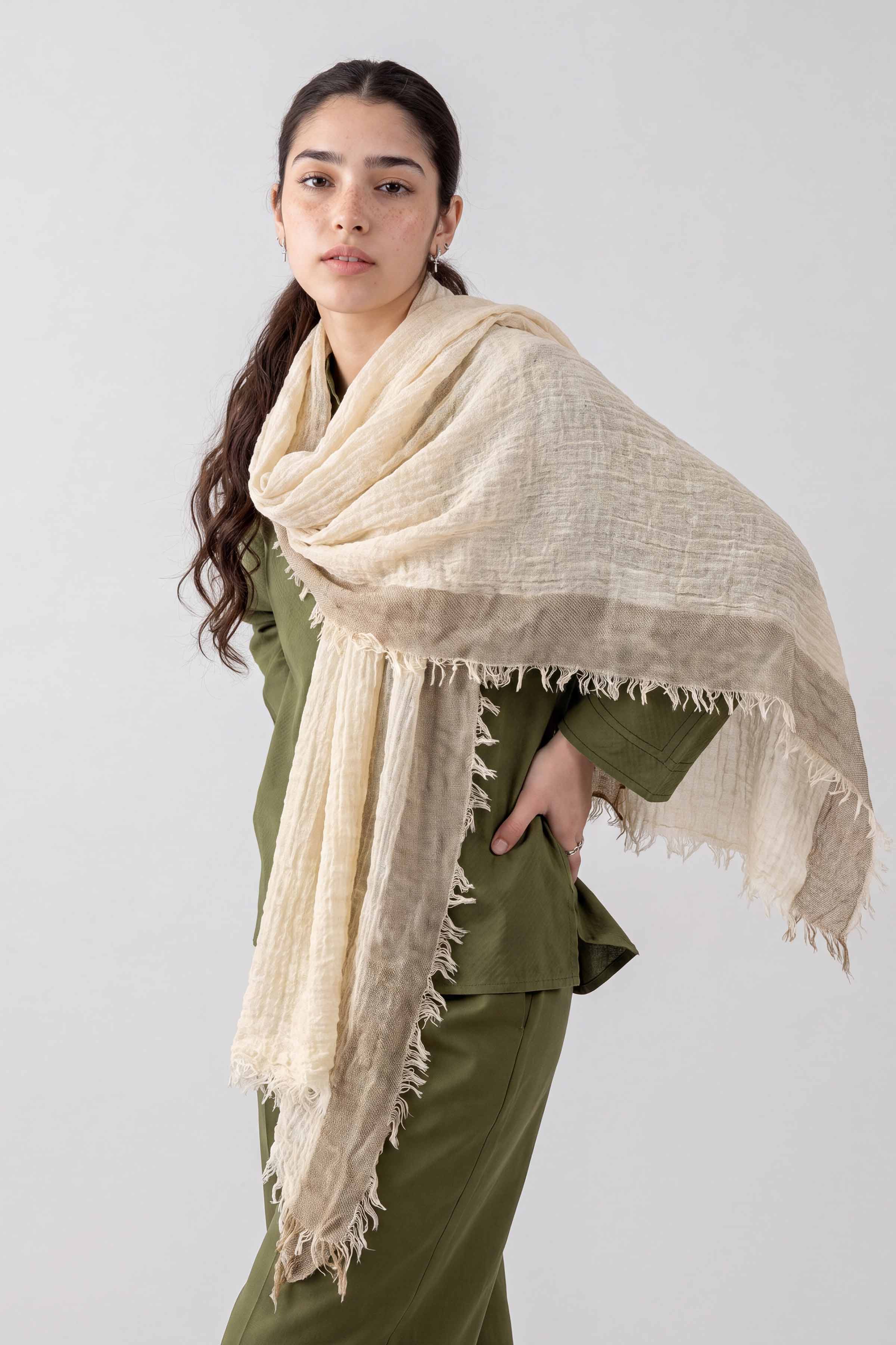 Off White Women Scarf-447432107