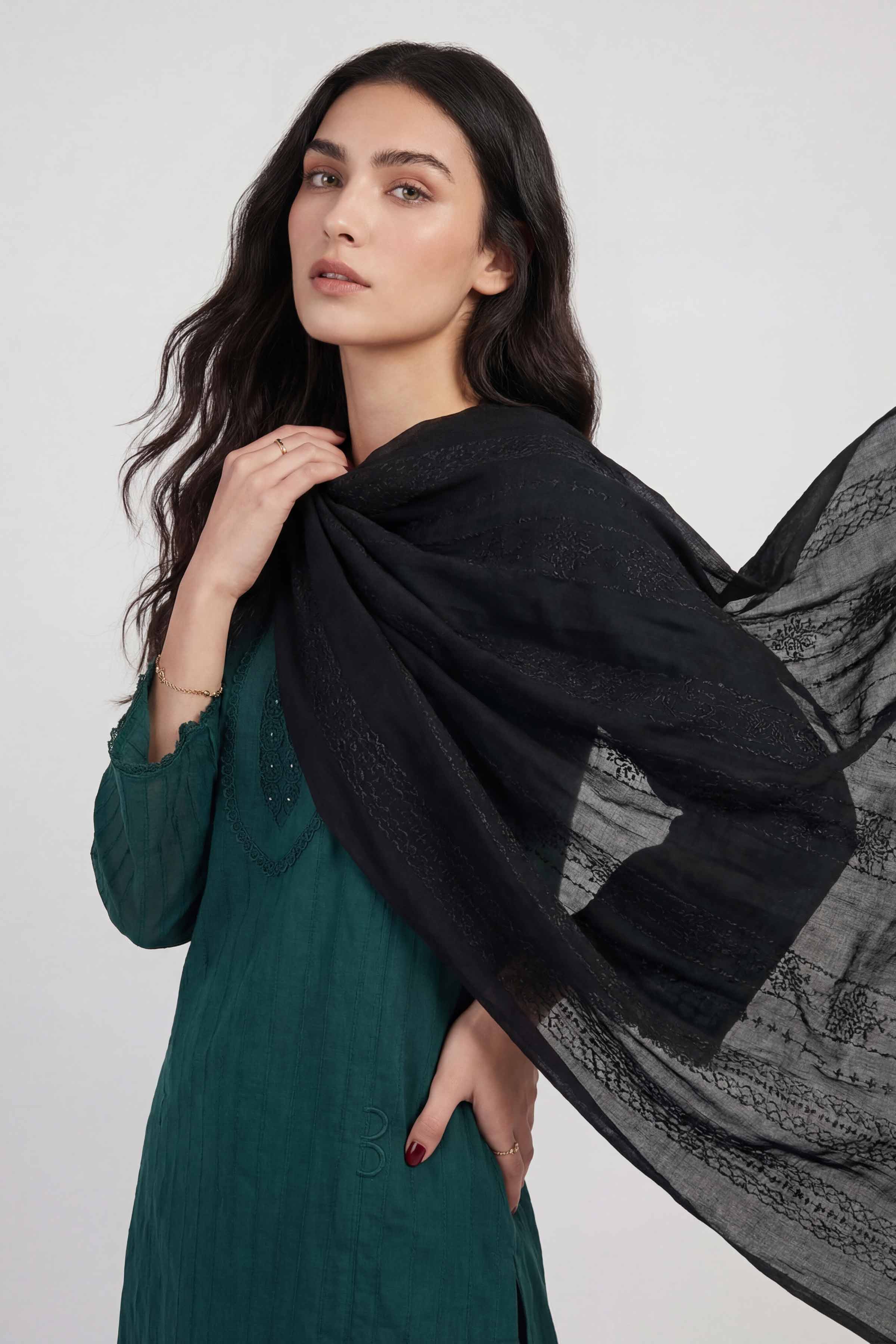 Black Women Scarf-447492103